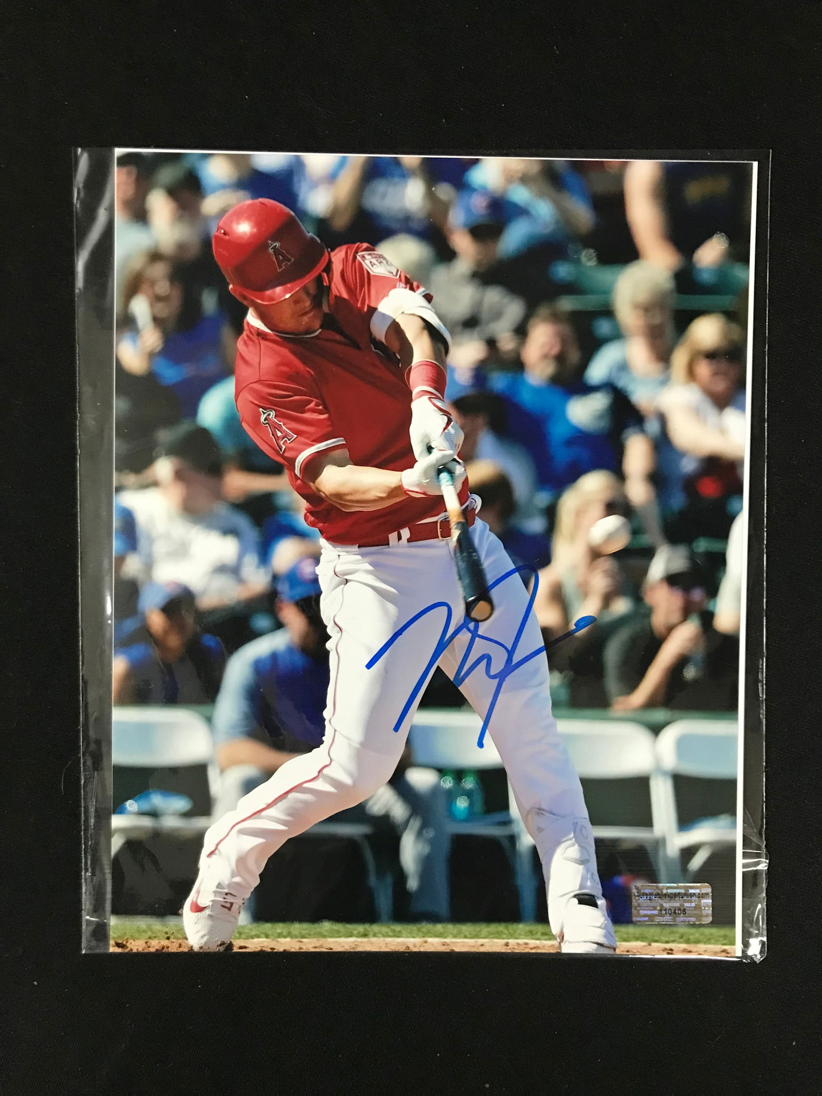 MIKE TROUT  SIGNED 8 X 10 (AUTHENTICATION DIRECT) (1 of 2)