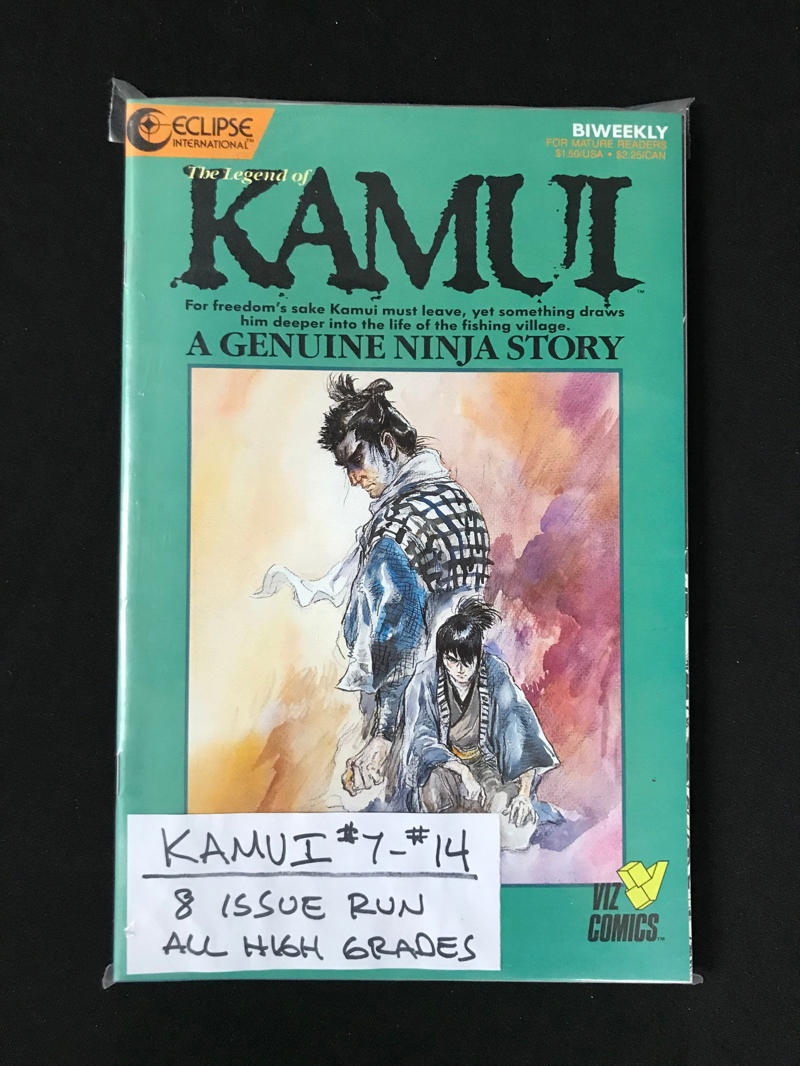 ECLIPSE COMICS NO.7-14 KAMUI (8 ISSUE RUN) (1 of 1)