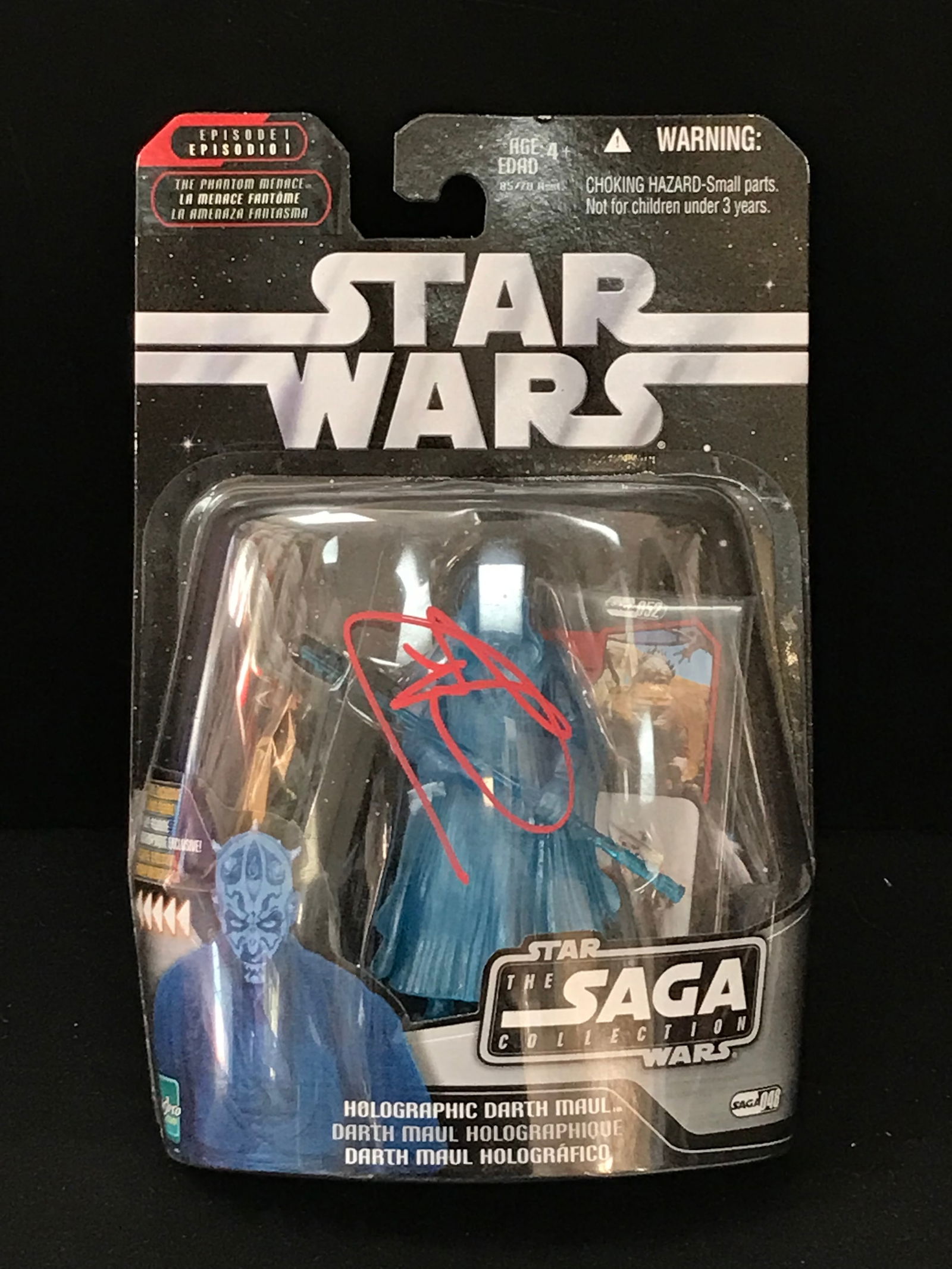 RAY PARK SIGNED STAR WARS "DARTH MAUL" ACTION FIGURE (WWOC COA) (1 of 2)