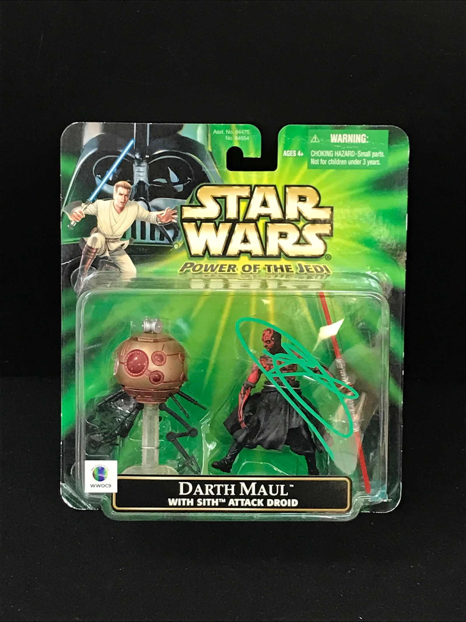 RAY PARK SIGNED "DARTH MAUL" ACTION FIGURE (WWOC COA) (1 of 2)