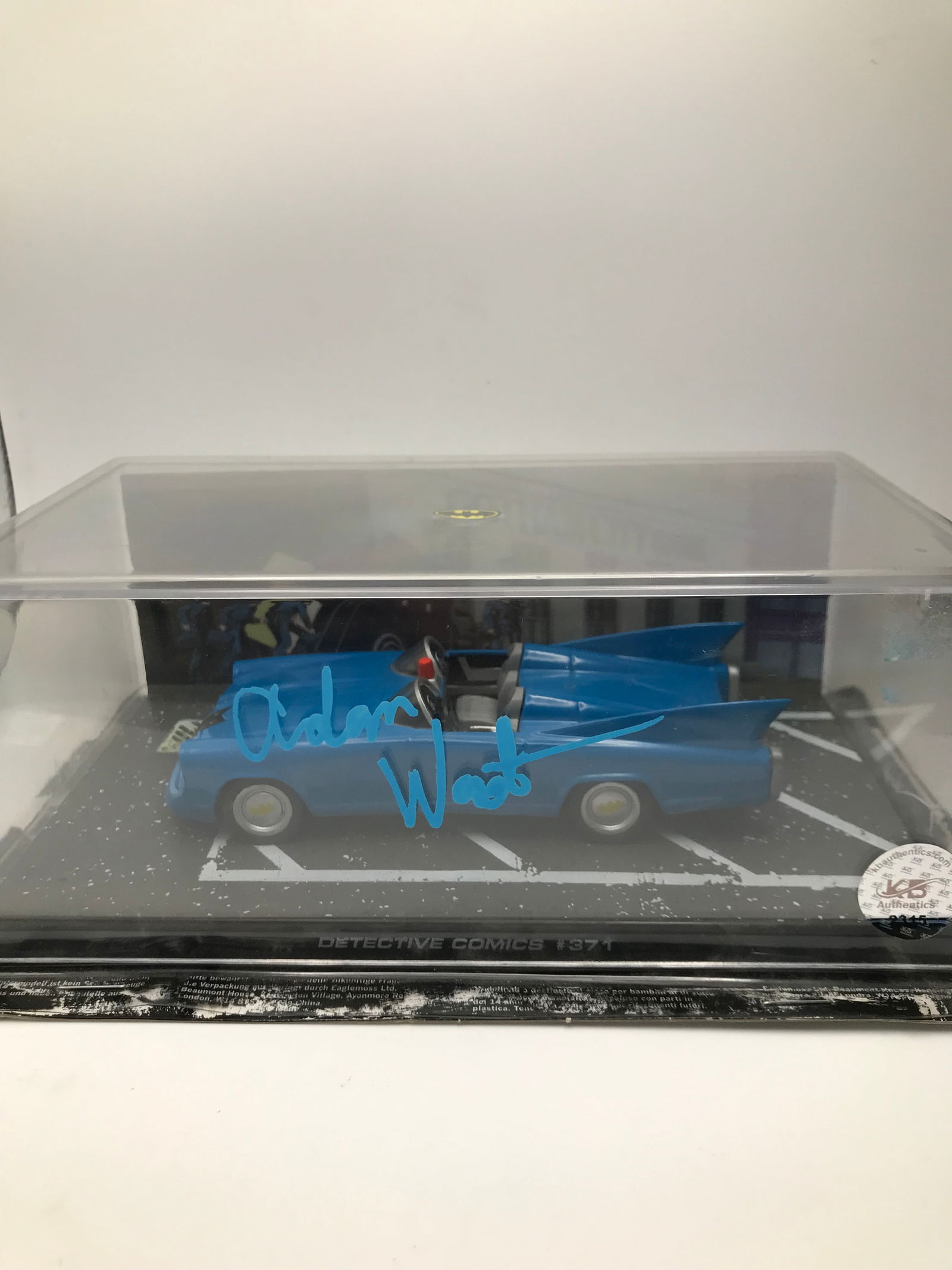 ADAM WEST SIGNED BATMOBILE BOX (KB AUTHENTIC COA) (1 of 2)