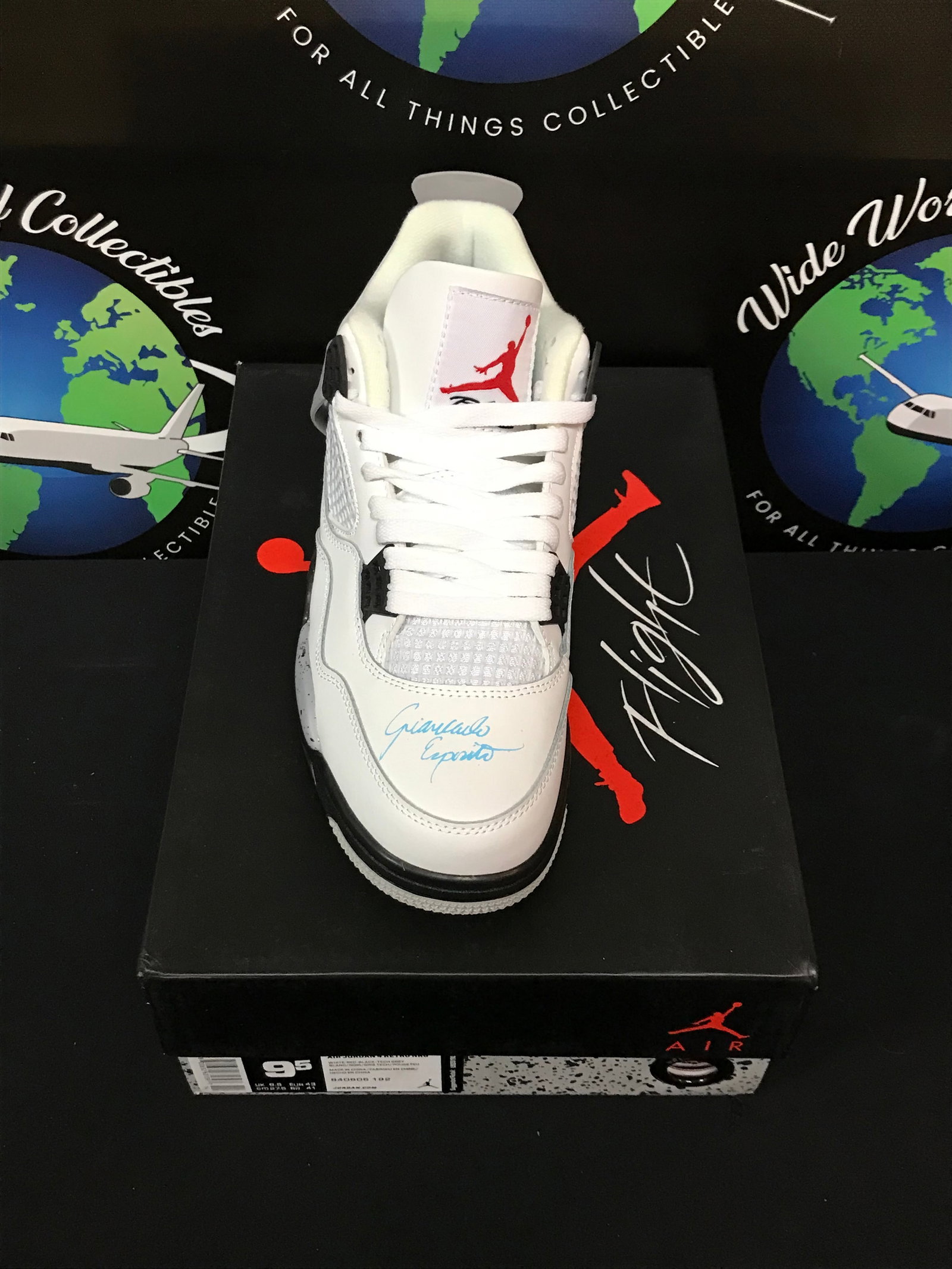 GIANCARLO ESPOSITO SIGNED DO THE RIGHT THING AIR JORDAN BASKETBALL SHOE WWOC COA: Prices are in Canadian dollars