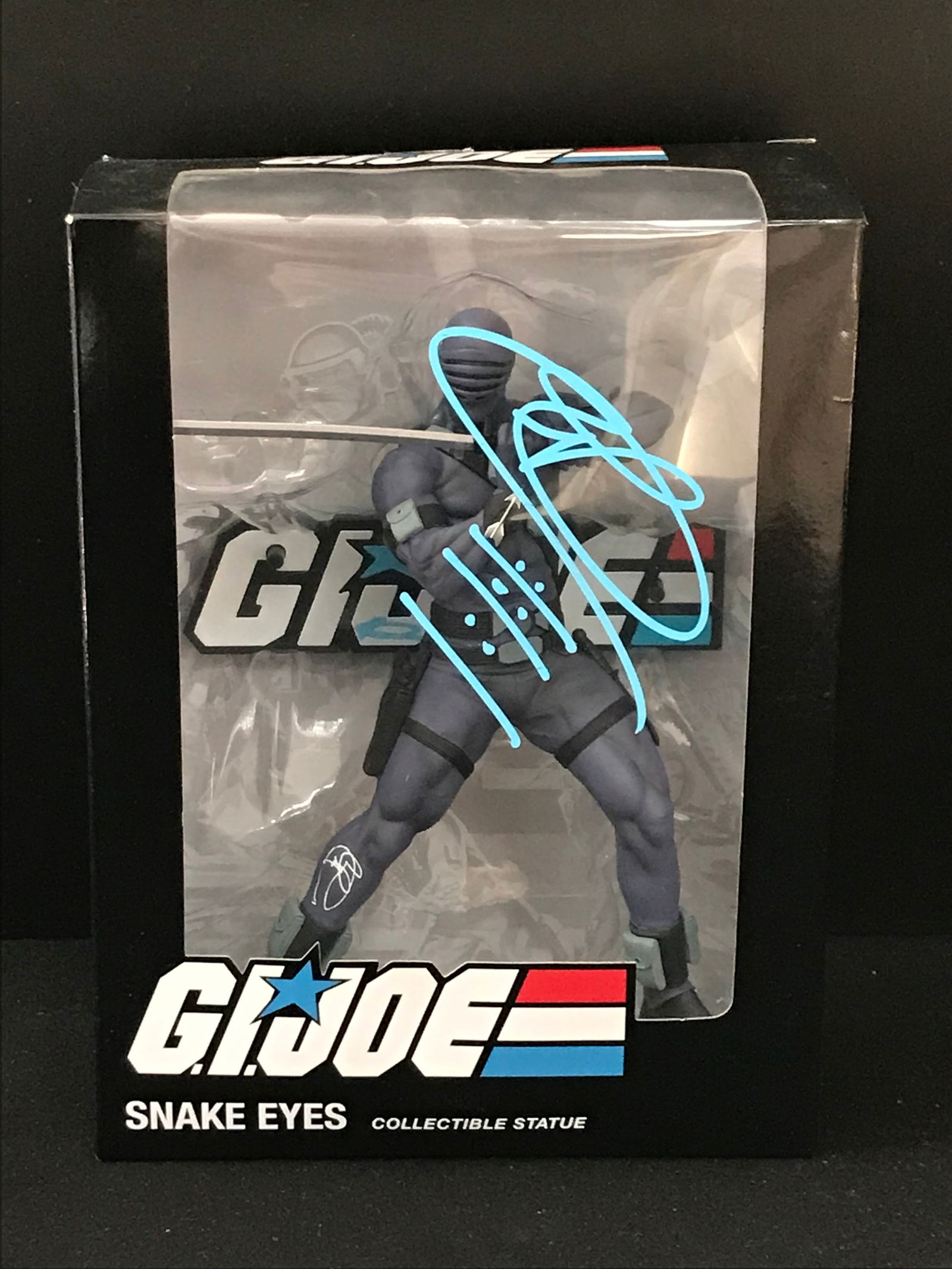 RAY PARK SIGNED G.I. JOE "SNAK EYES" ACTION FIGURE (WWOC COA) (1 of 3)