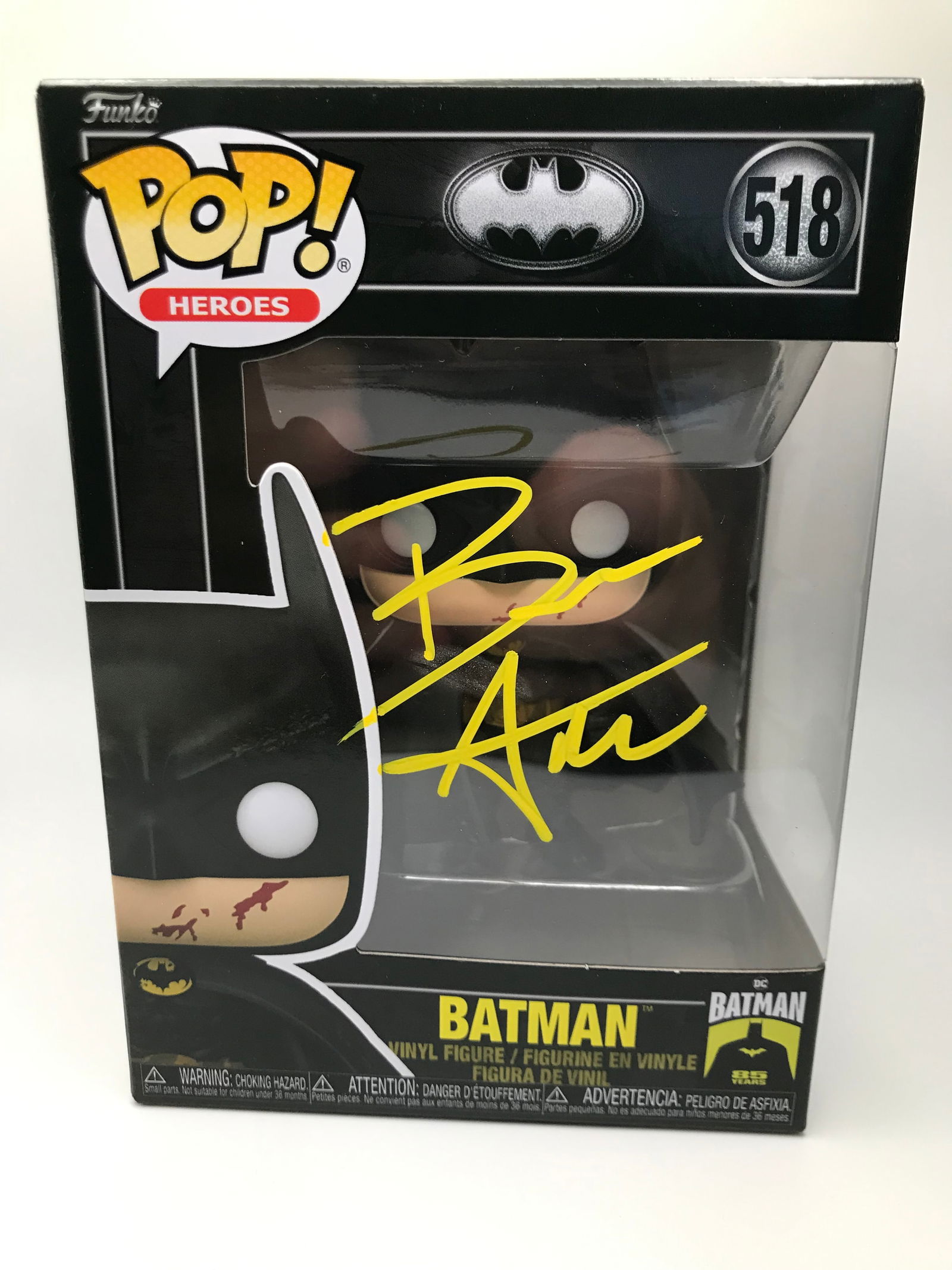 BEN AFFLECK SIGNED BATMAN FUNKO POP KB COA (1 of 2)