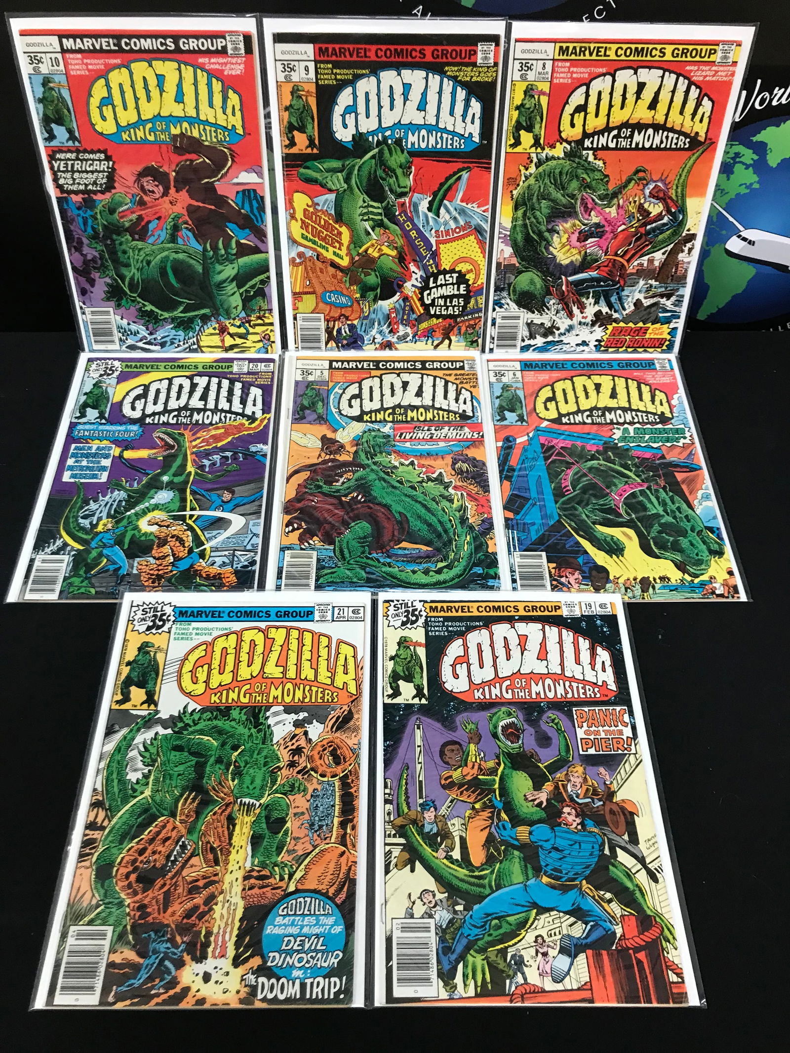 NARVEL COMICS GODZILLA COMIC BOOK LOT (1 of 1)