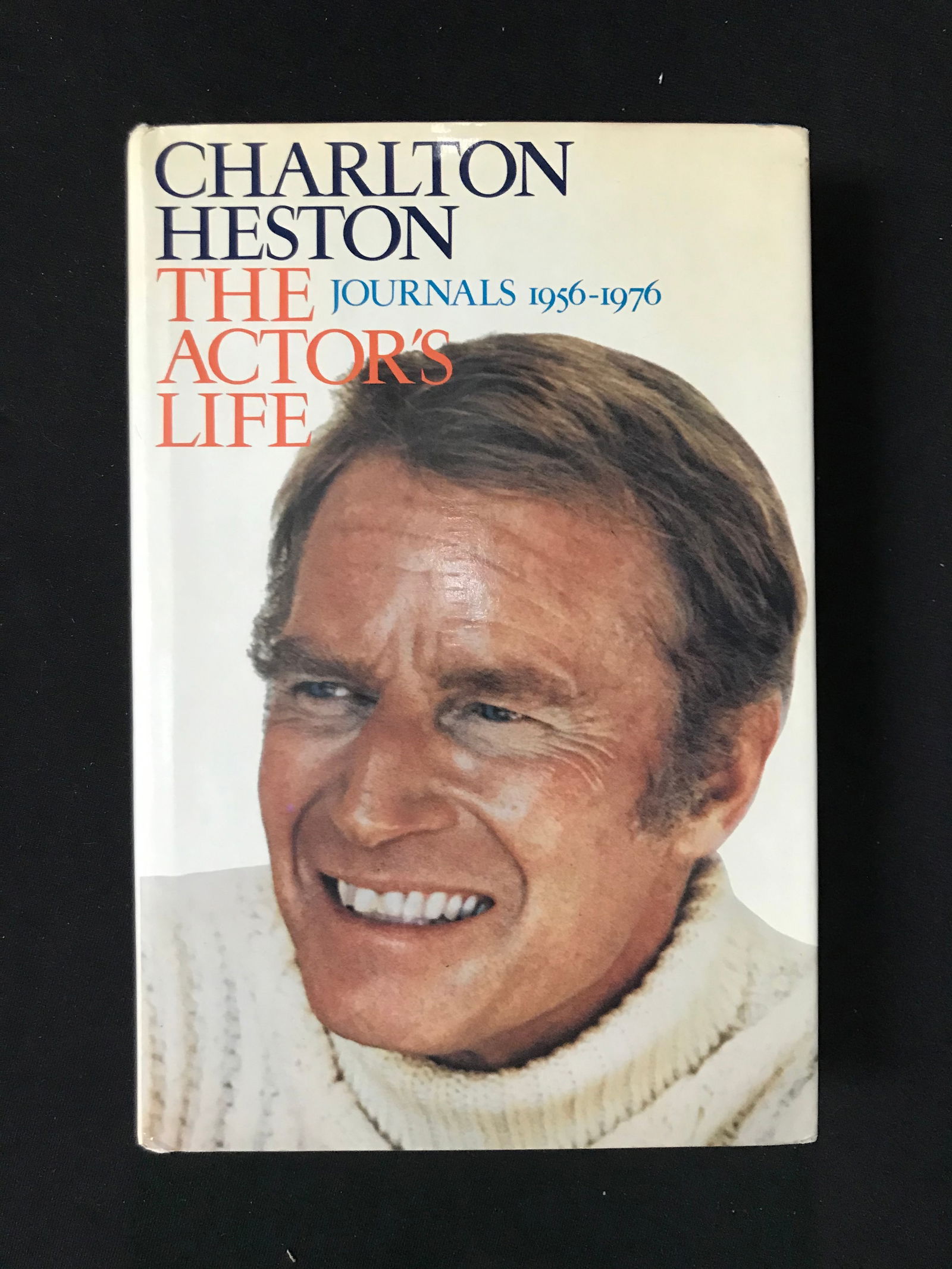 CHARLTON HESTON SIGNED BOOK (1 of 2)