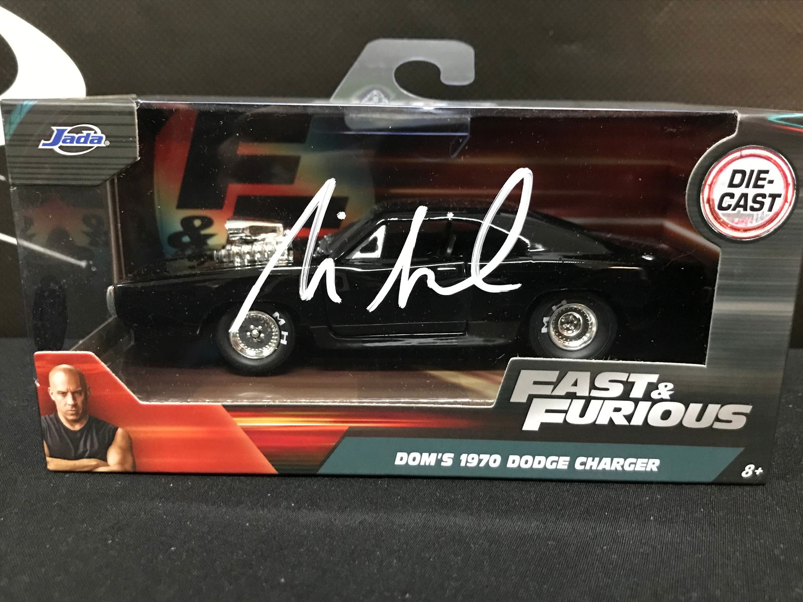 VIN DIESEL SIGNED DIE CAST CAR KB COA (1 of 2)