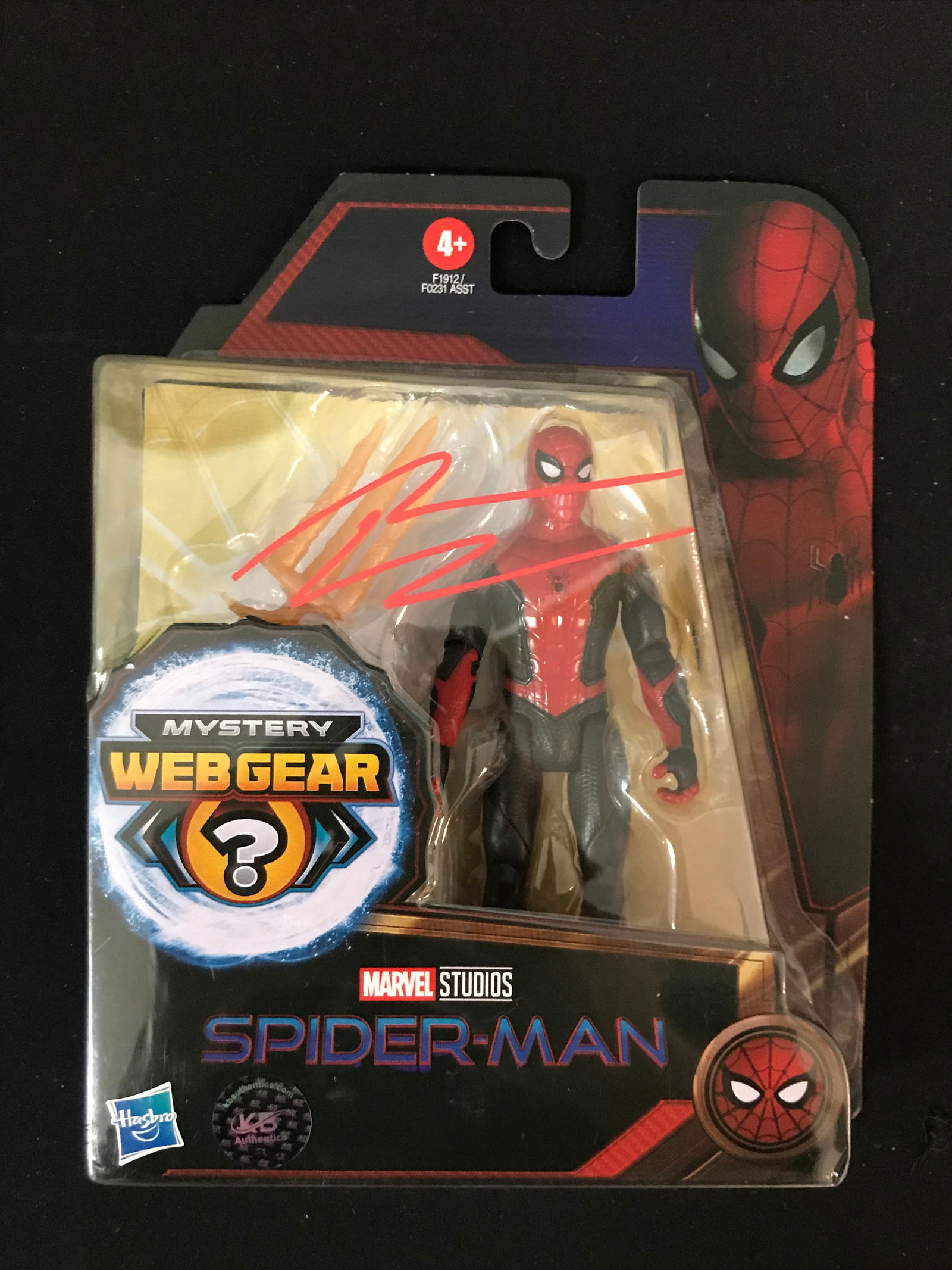 ANDREW GARFIELD SIGNED SPIDERMAN FIGURE KB COA (1 of 1)