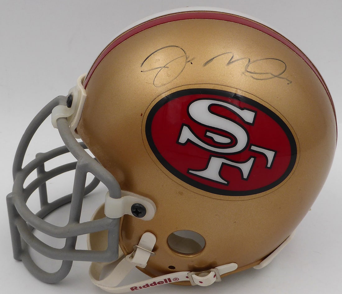 JOE MONTANA SIGNED MINI HELMET BECKETT COA (1 of 4)