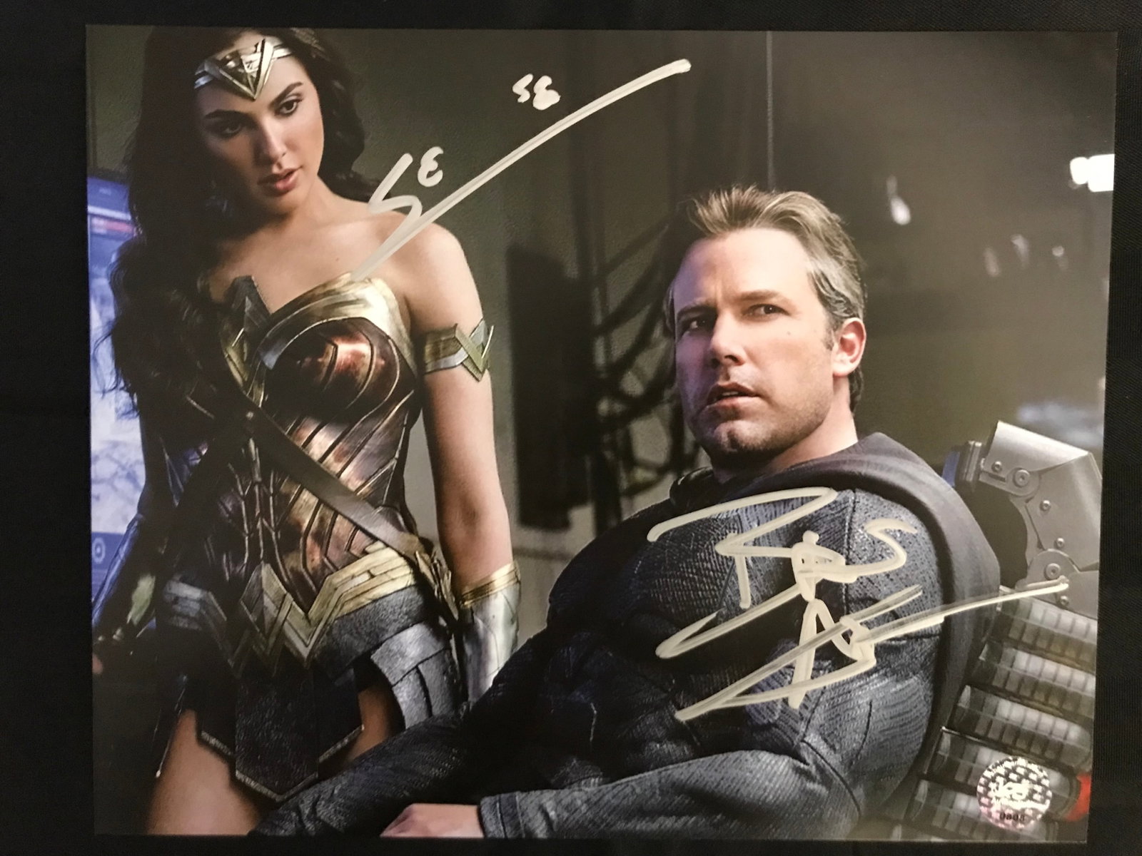 GAL GADOT AND BEN AFLECK SIGNED JUSTICE LEAGUE 8 X 10 (KB COA): Prices are in Canadian dollars