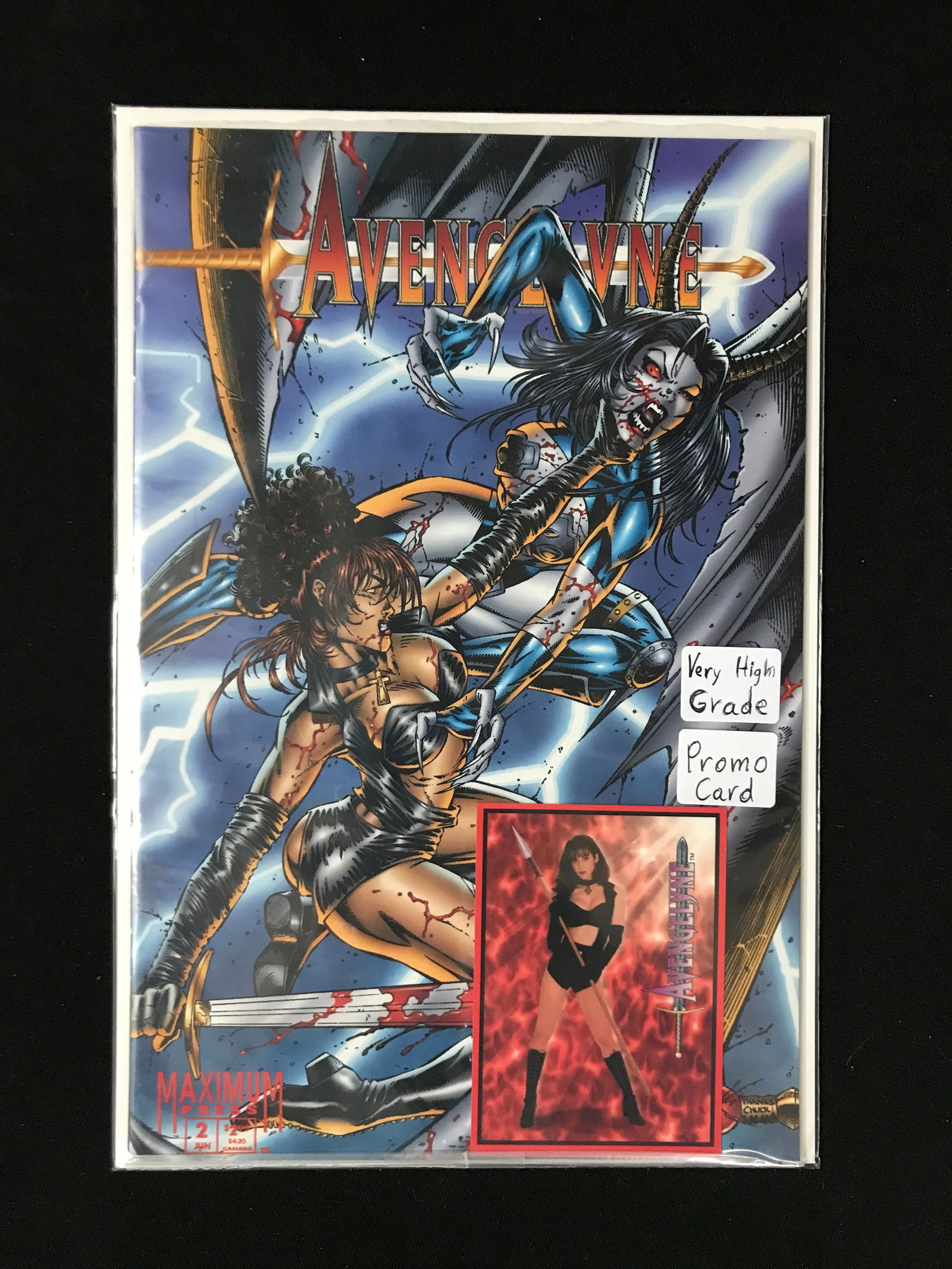 MAXIMUM PRESS COMICS NO.2 AVENGELYNE (1 of 1)