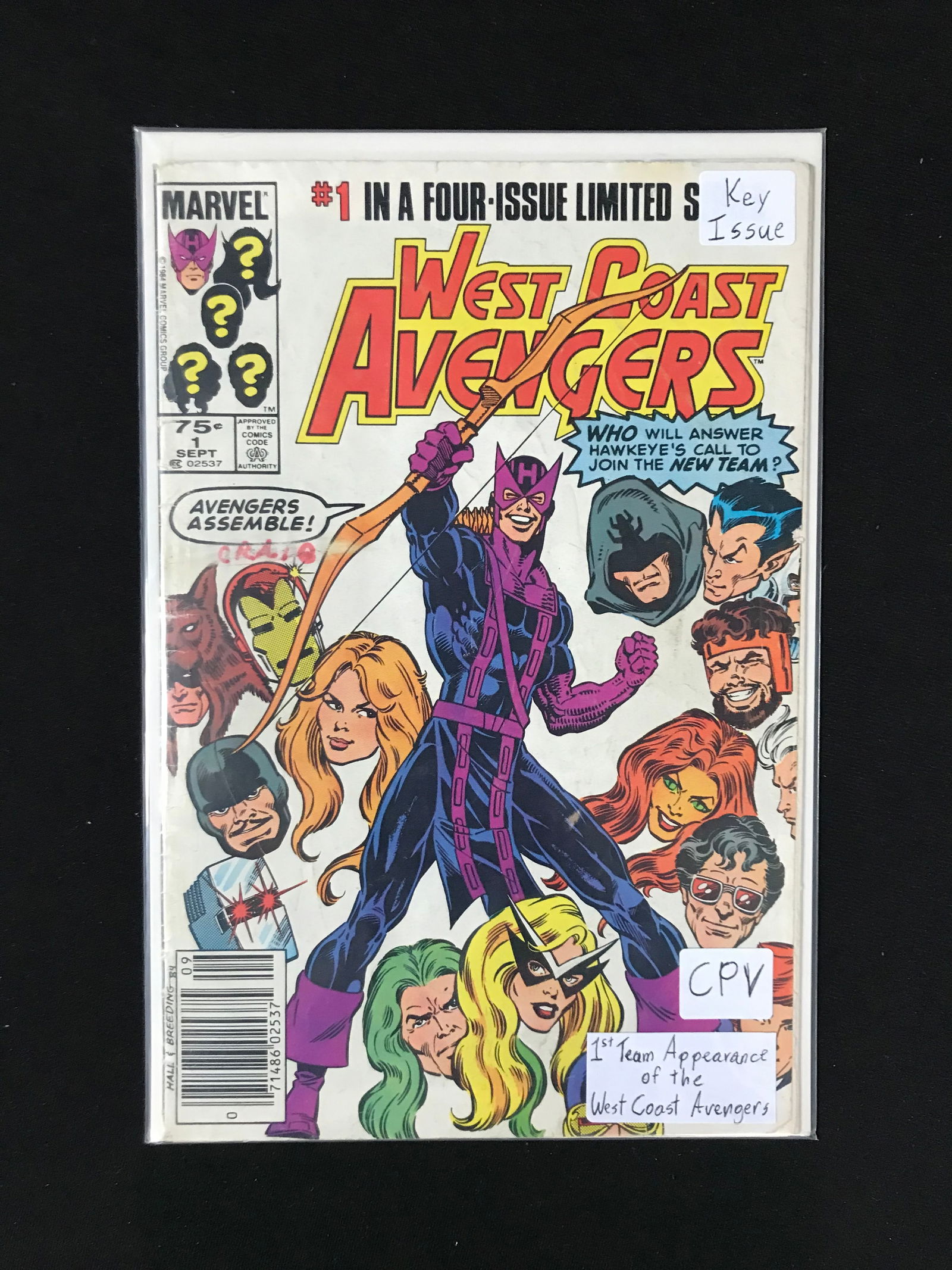 MARVEL COMICS NO.1 WEST COAST AVENGERS (1 of 1)
