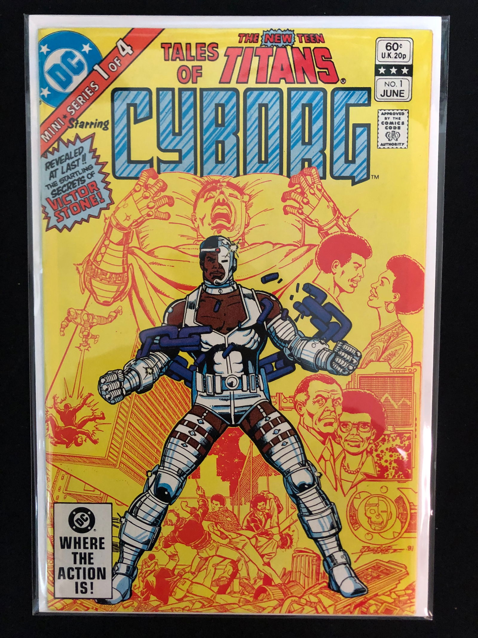 DC COMICS NO.1 TALES OF THE NEW TEEN TITANS STARRING CYBORG (1 of 1)