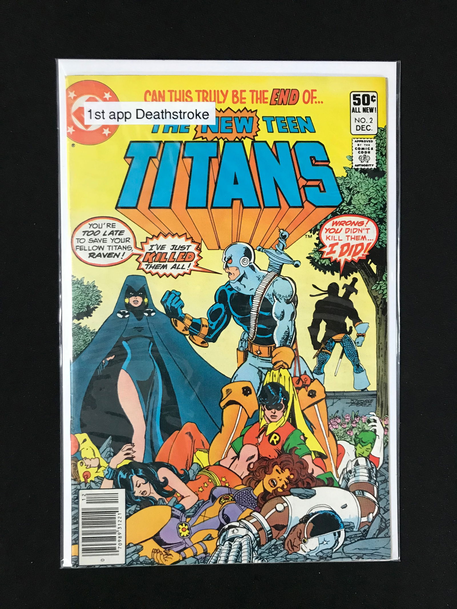 DC COMICS NO.2 THE NEW TEEN TITANS (1 of 1)