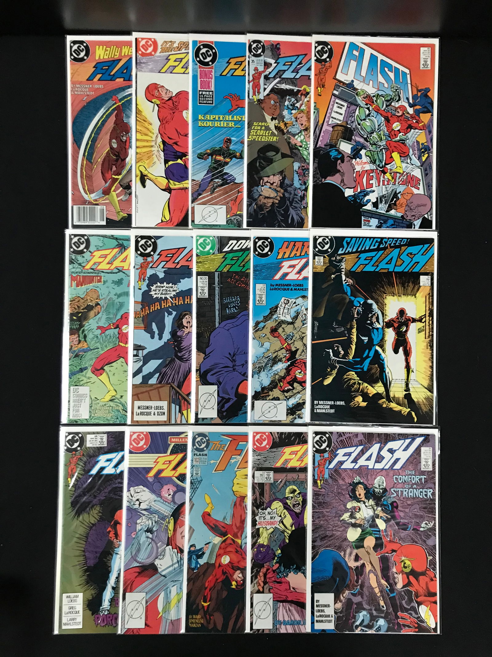 LOT OF 15 THE FLASH COMICS (DC COMICS) (1 of 1)