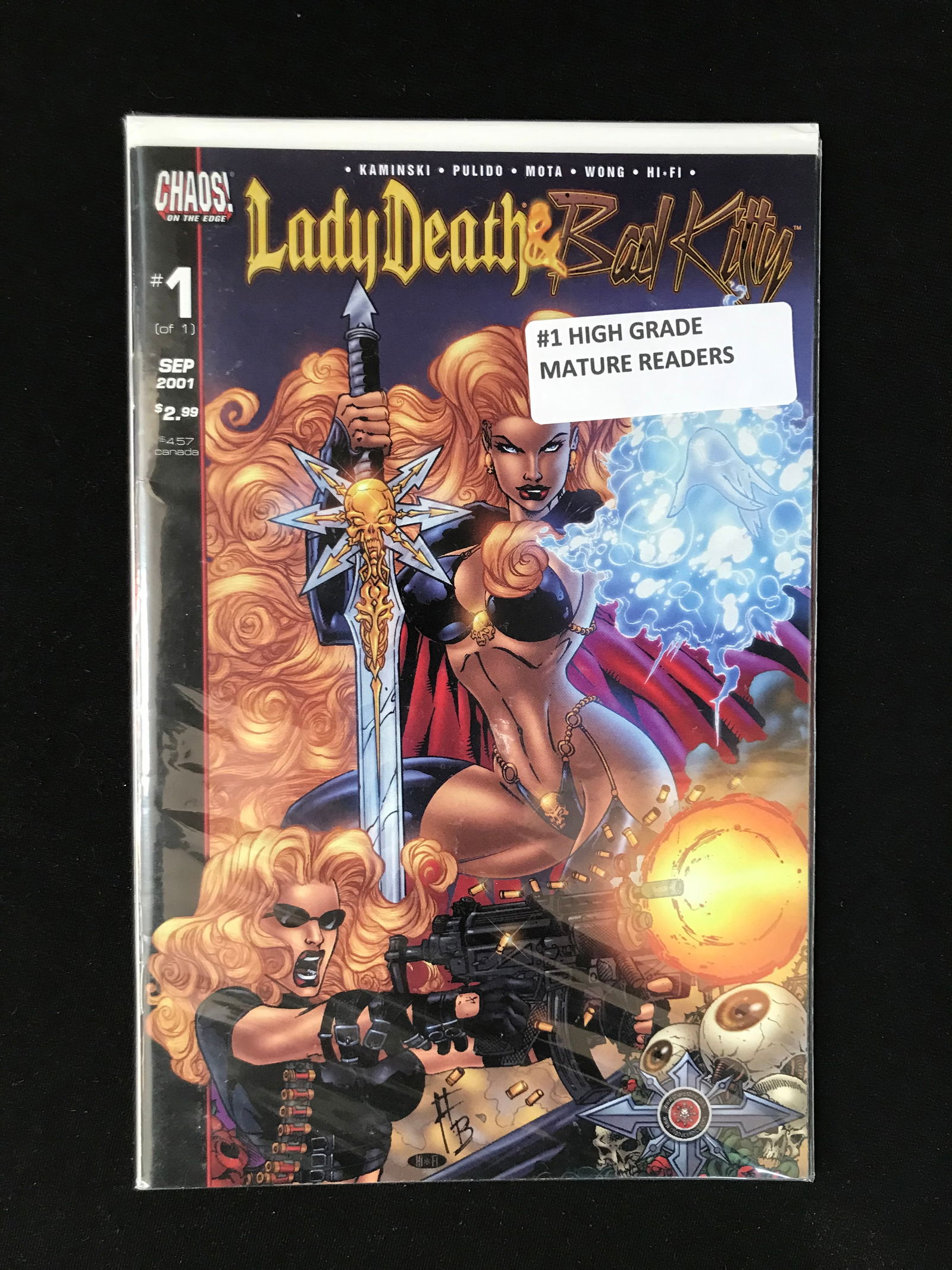 CHAOS COMICS NO.1 LADY DEATH AND BAD KITTY (1 of 1)