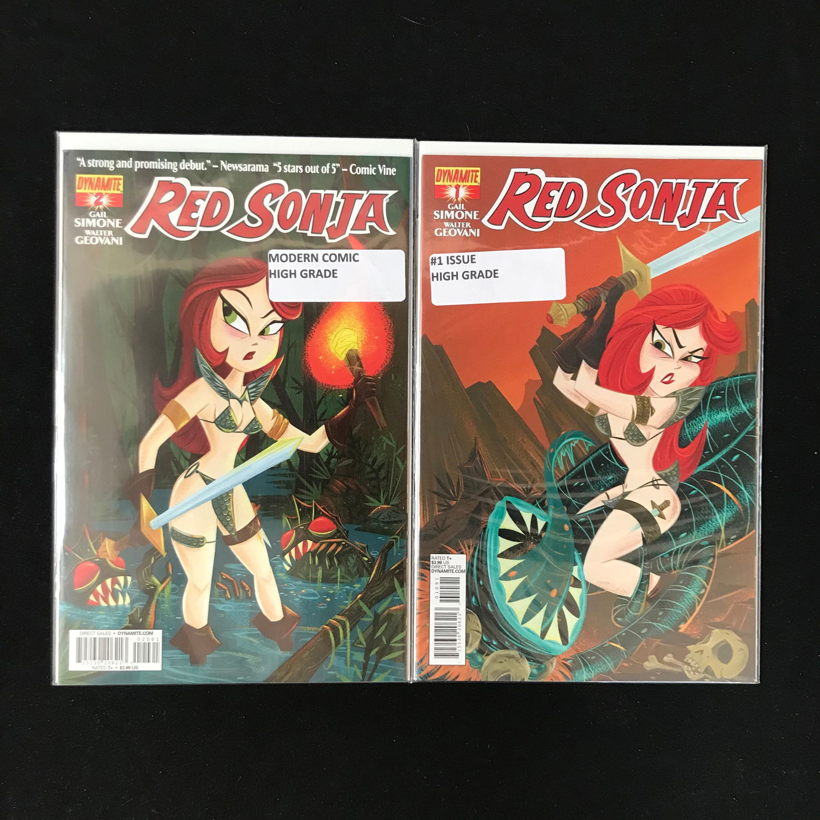LOT OF 2 RED SONJA COMISC (DYNAMITE COMICS) (1 of 1)