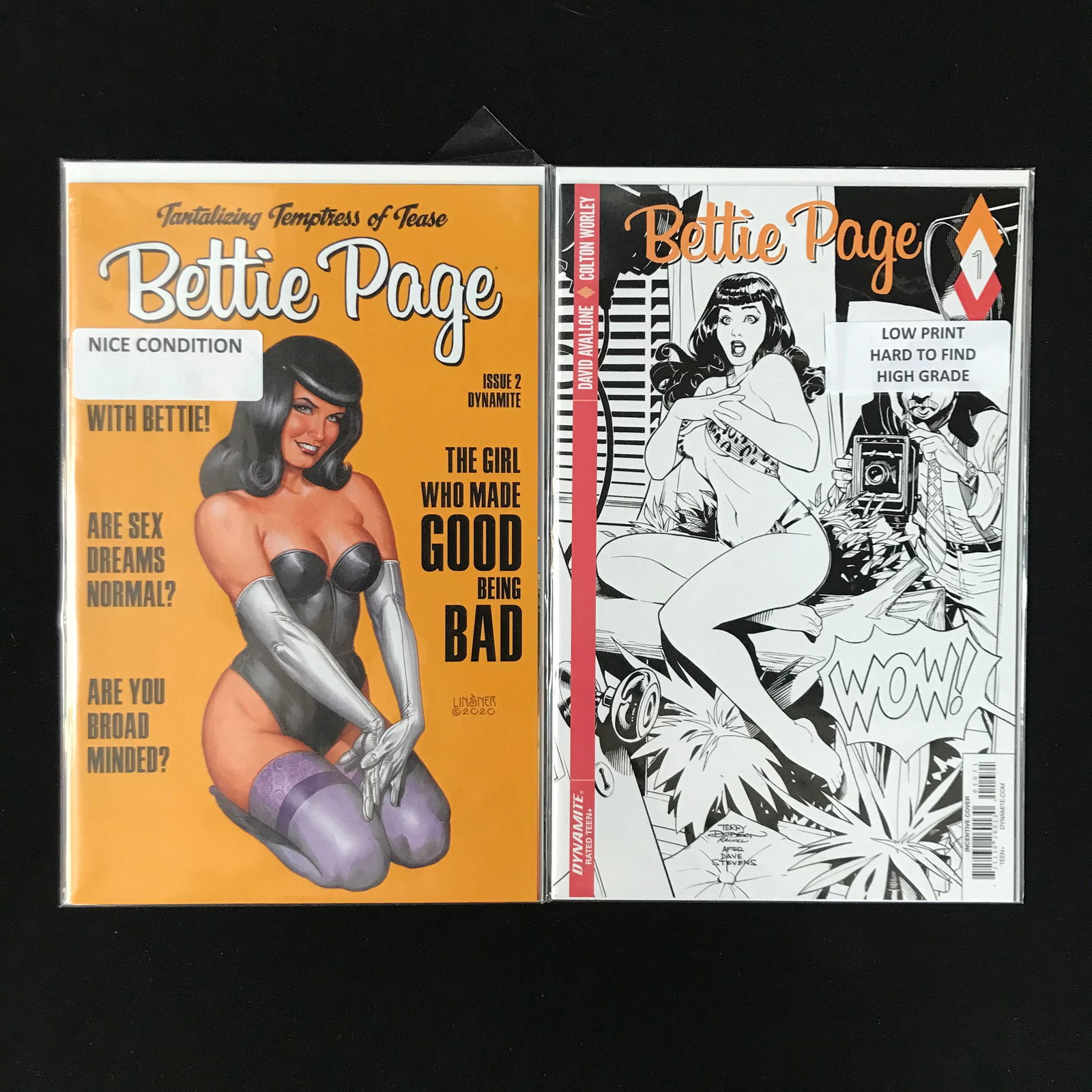 LOT OF 2 BETTY PAGE COMICS (DYNAMITE COMICS) (1 of 1)