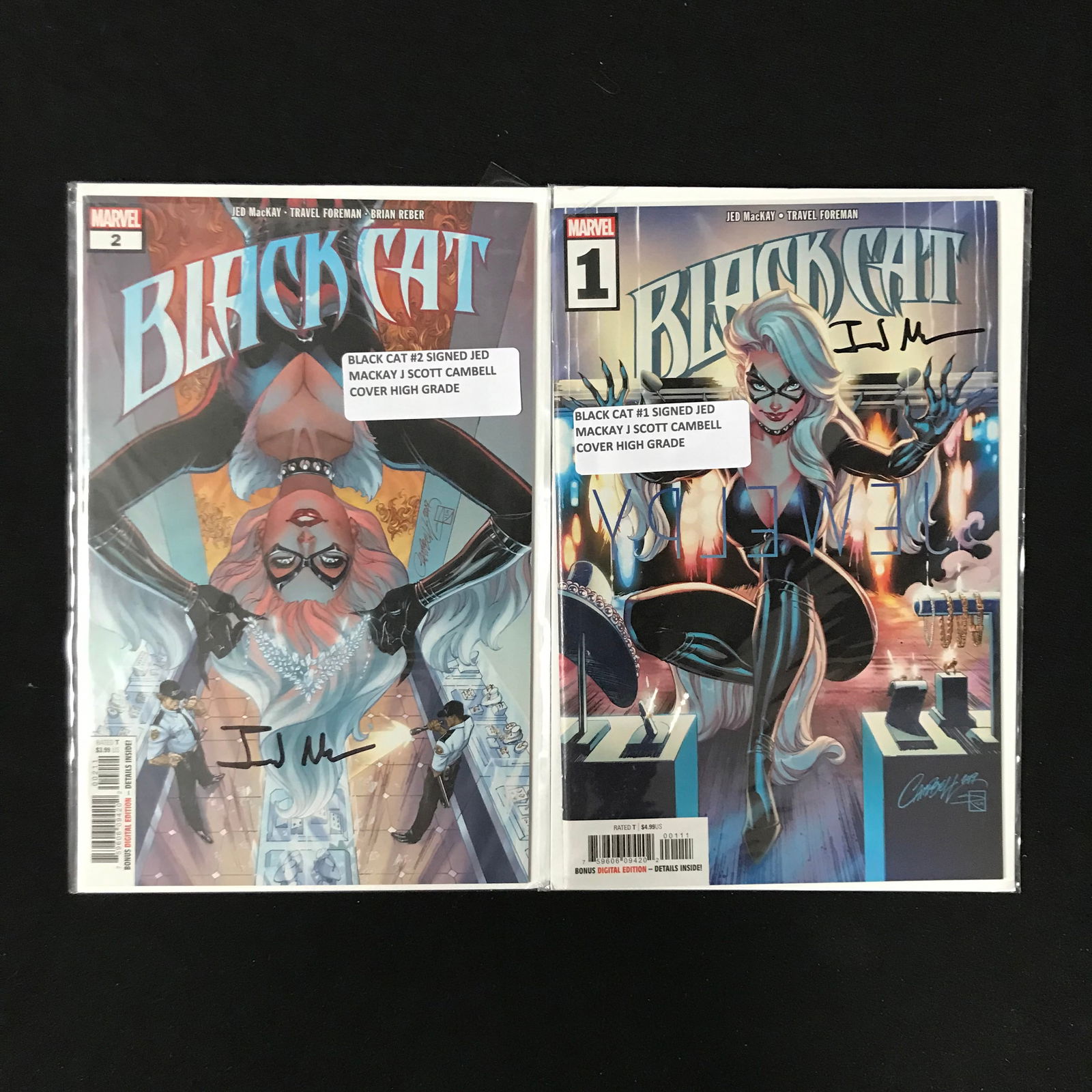 LOT OF 2 BLACK CAT COMICS (MARVEL COMICS) (1 of 1)