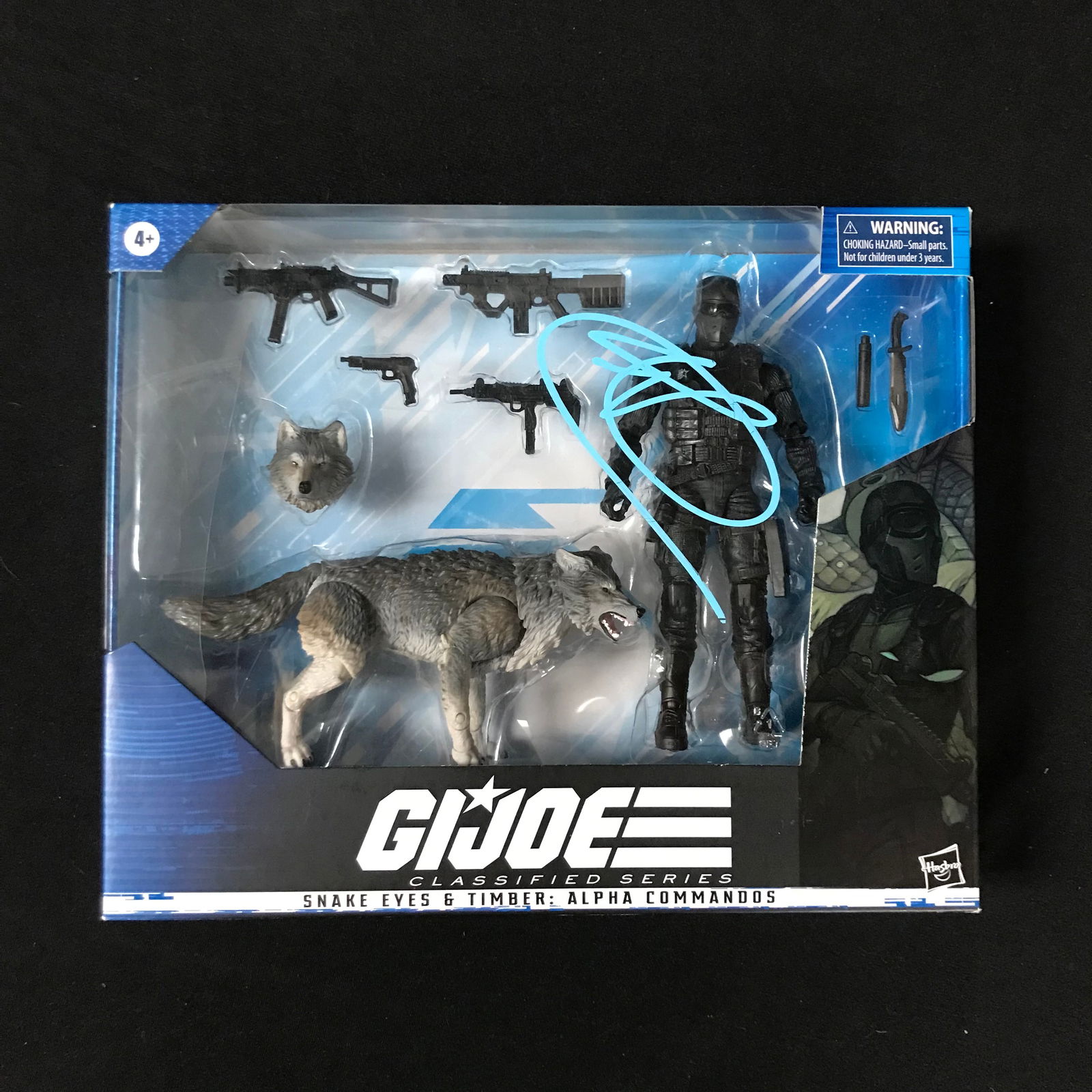 RAY PARK SIGNED G.I. JOE "SNAKE EYES AND TIMBER" ACTION FIGURES (WWOC COA) (1 of 2)