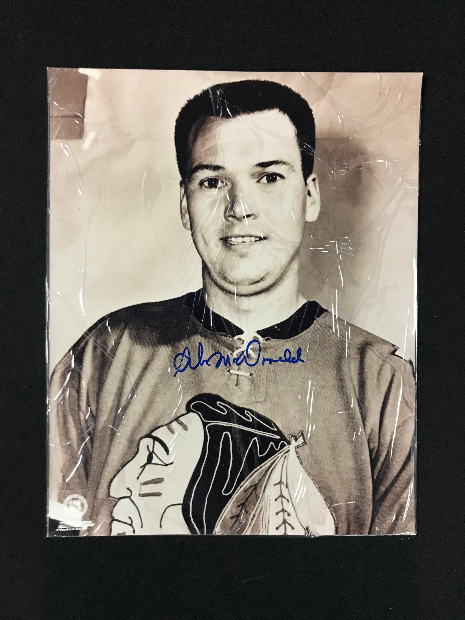 AB MCDONALD SIGNED 8X10 PHOTO: Prices are in Canadian dollars