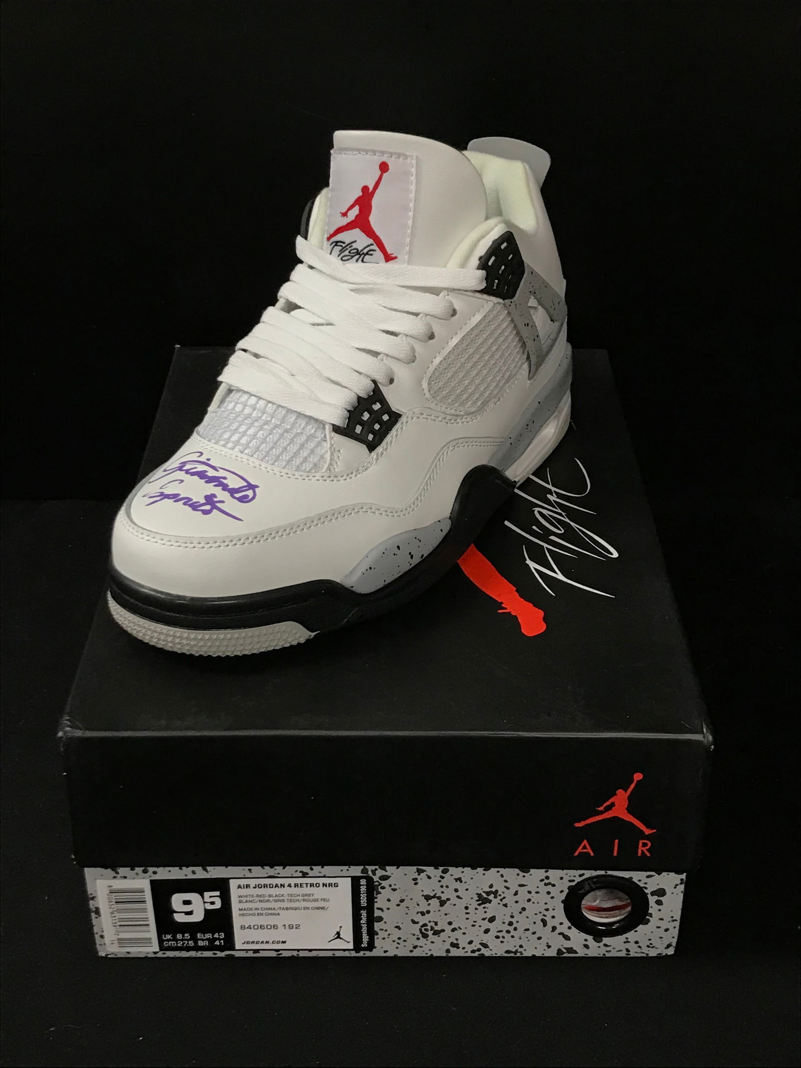 GIANCARLO ESPOSITO SIGNED DO THE RIGHT THING NIKE AIR JORDAN SNEAKER (WWOC COA): Prices are in Canadian dollars