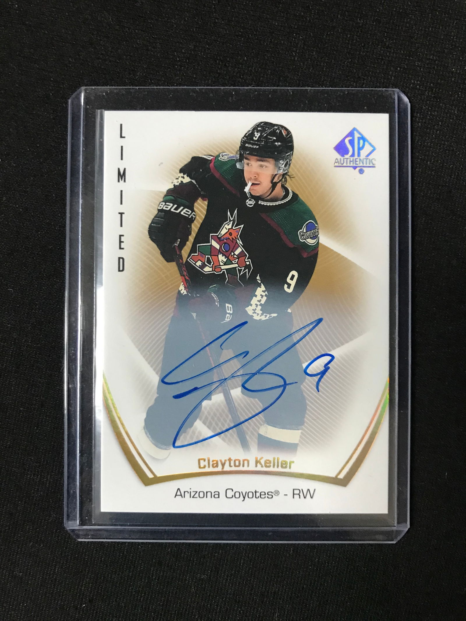 2021-22 CLAYTON KELLER SIGNED UPPER DECK SP AUTHENTIC CARD GCG COA (1 of 2)