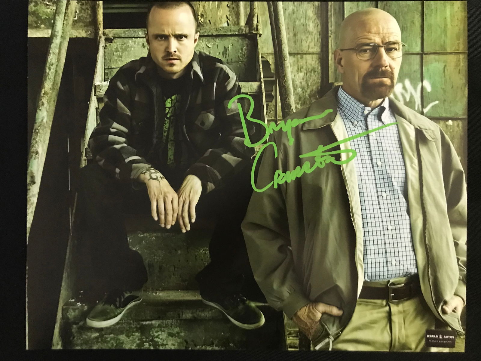 BRYAN CRANSTON SIGNED `BREAKING BAD` 8X10 PHOTO (WORLD AUTOS COA) (1 of 2)
