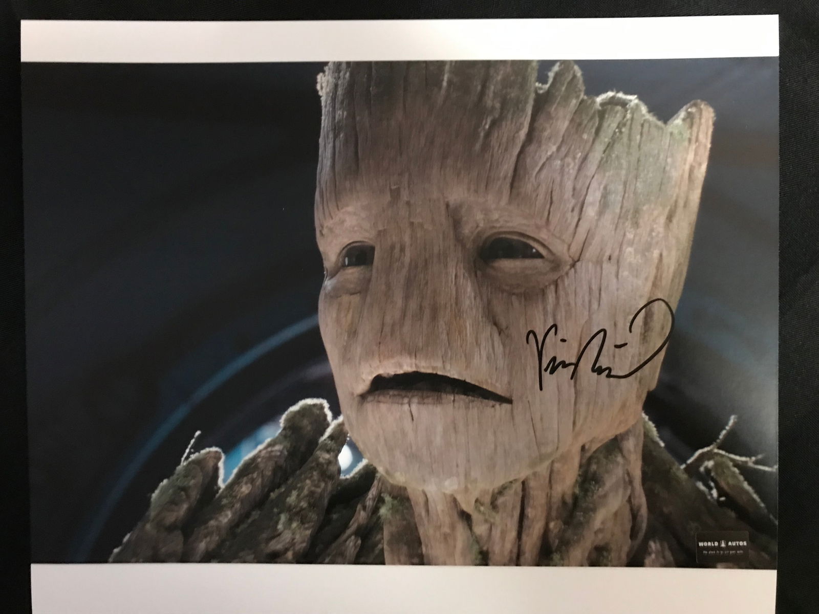 VIN DIESEL SIGNED `GROOT`8X10 PHOTO WORLD AUTO COA (1 of 2)