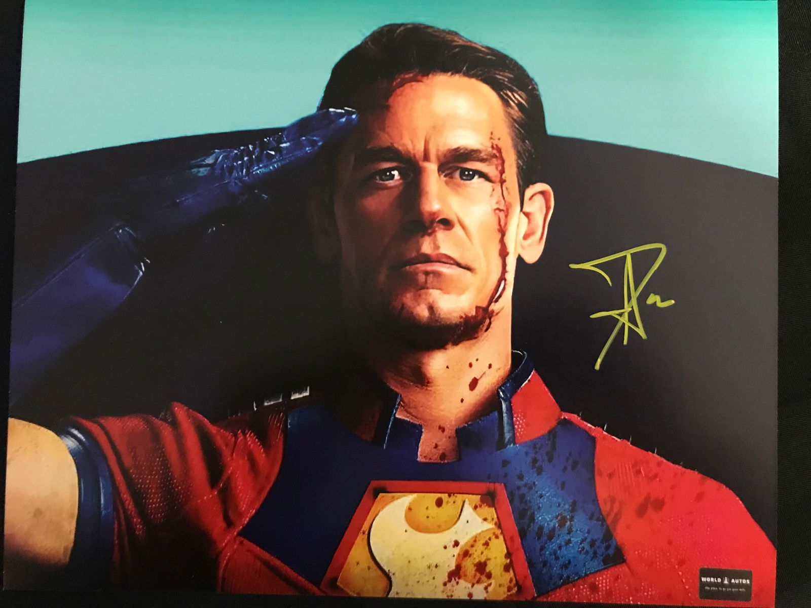 JOHN CENA SIGNED `THE PEACEMAKER`8X10 PHOTO WORLD AUTOS COA (1 of 2)