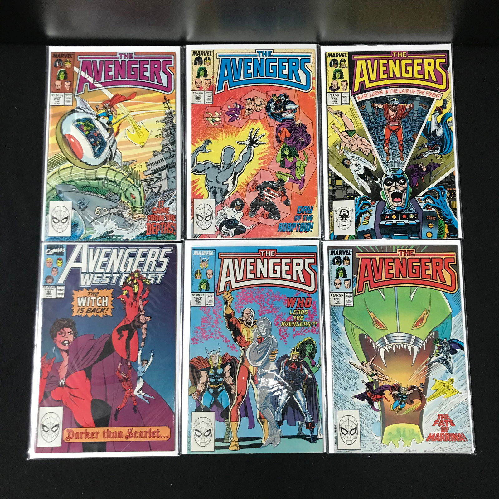 LOT OF 6 AVENGERS COMICS (MARVEL COMICS) (1 of 1)