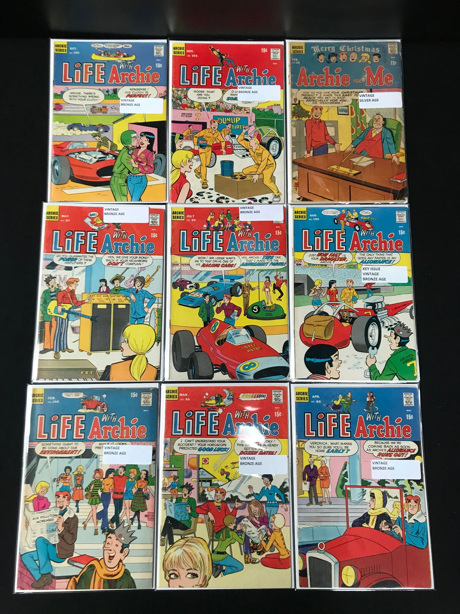 LOT OF 9 LIFE OF ARCHIE COMICS (1 of 1)