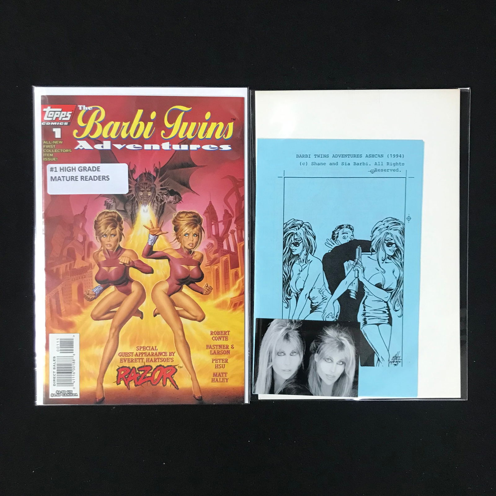 TOPPS BANDI TWINS NO.1 COMIC BOOK LOT (1 of 1)