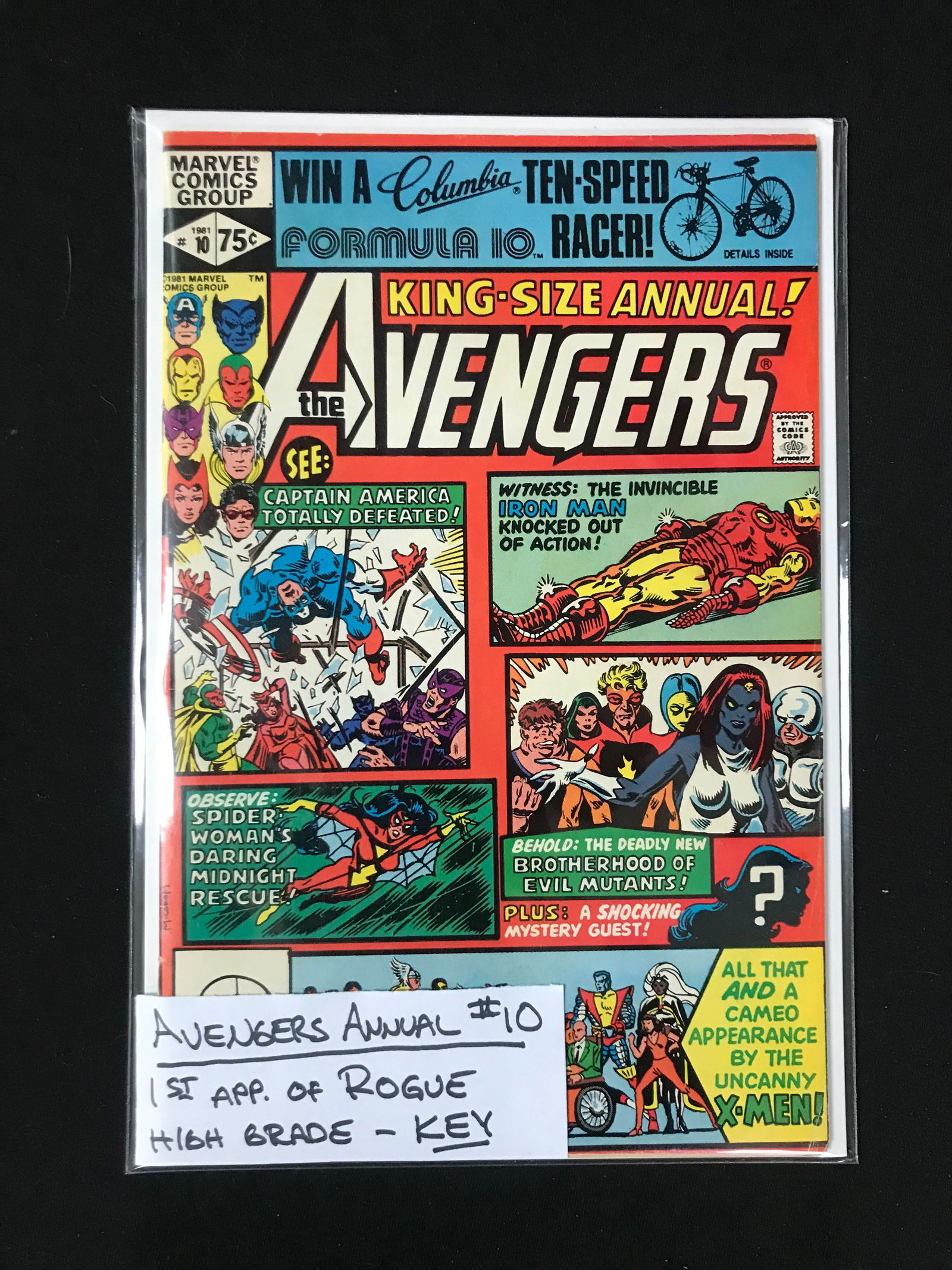 MARVEL COMICS NO.10 THE AVENGERS ANNUAL (1 of 1)