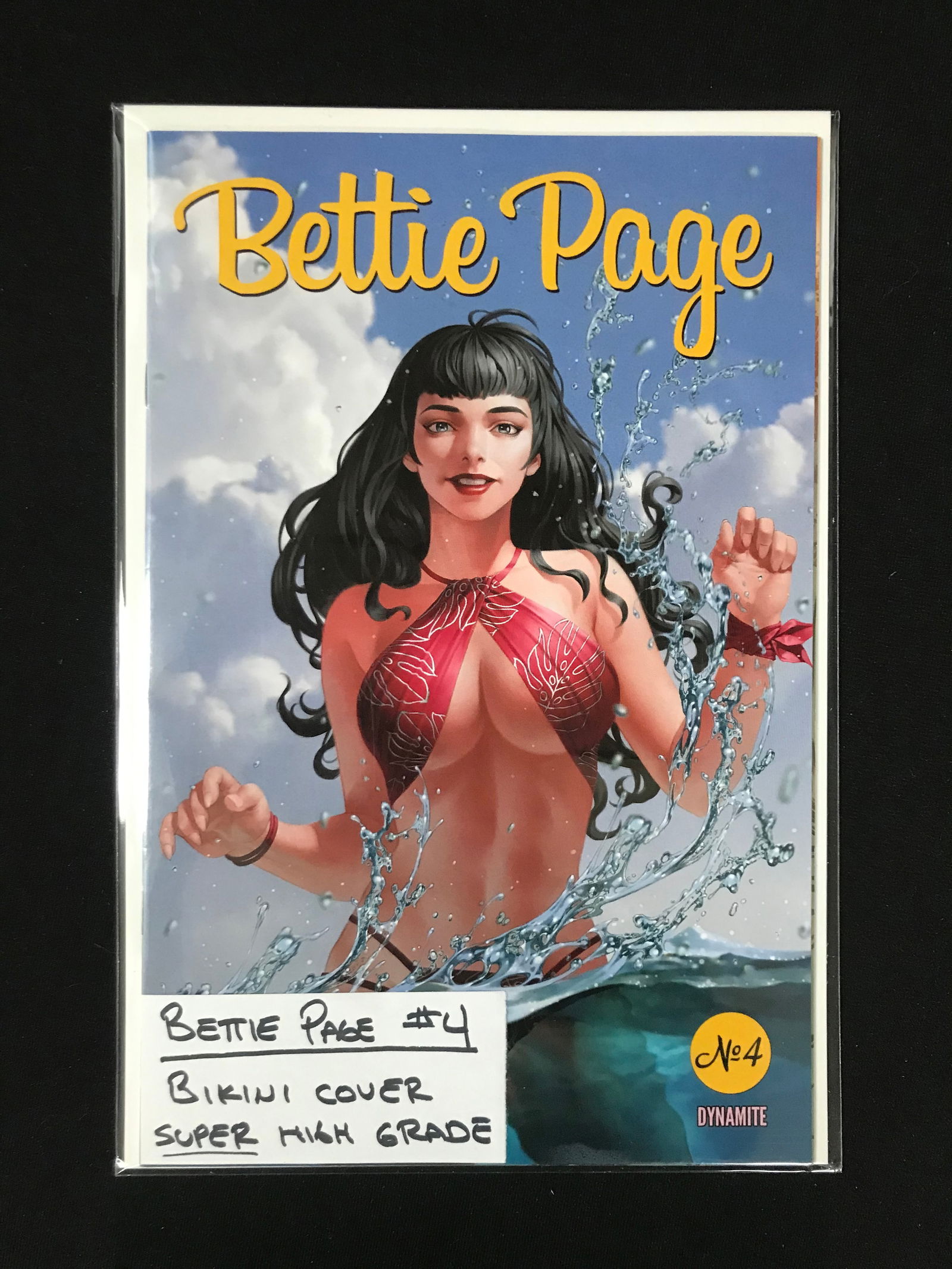 DYNAMITE COMICS NO.4 BETTIE PAGE BIKINI COVER (1 of 1)