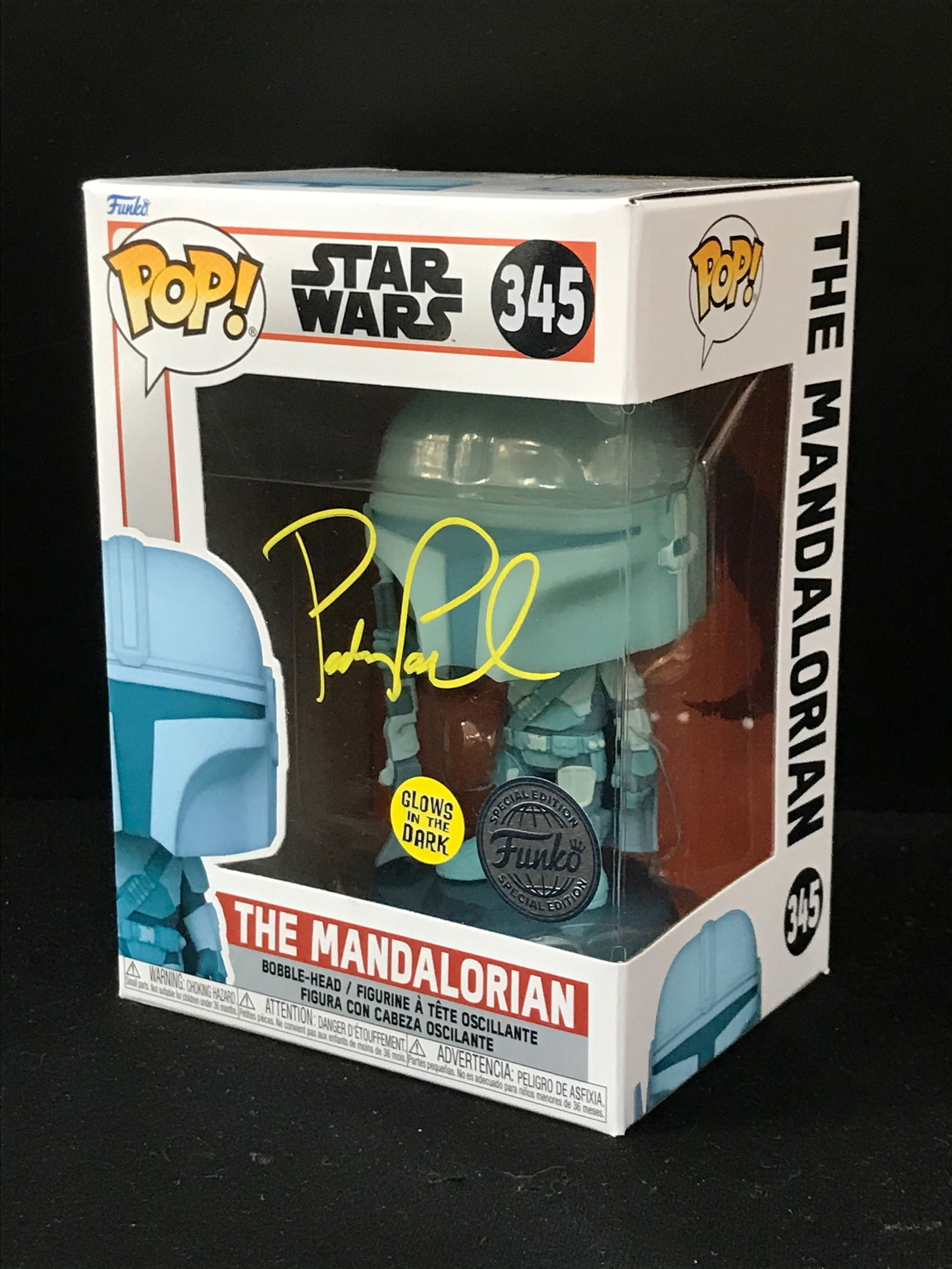 PEDRO PASCAL SIGNED 'THE MADALORIAN' FUNKO POP! KB AUTHENTICS COA (1 of 1)