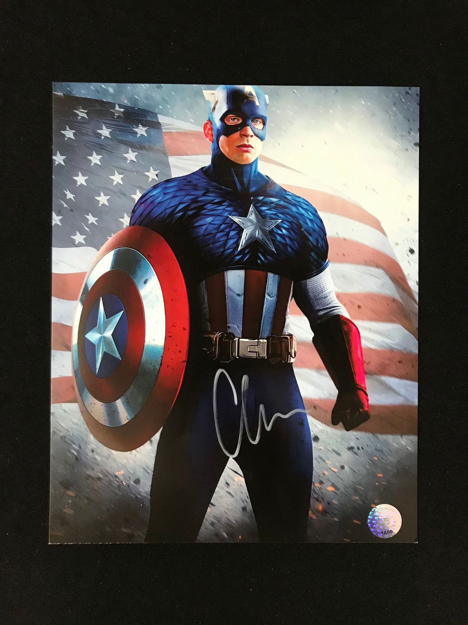 CHRIS PINE SIGNED 'CAPTAIN AMERICA' 8X10 PHOTO KB AUTHENTICS COA (1 of 1)