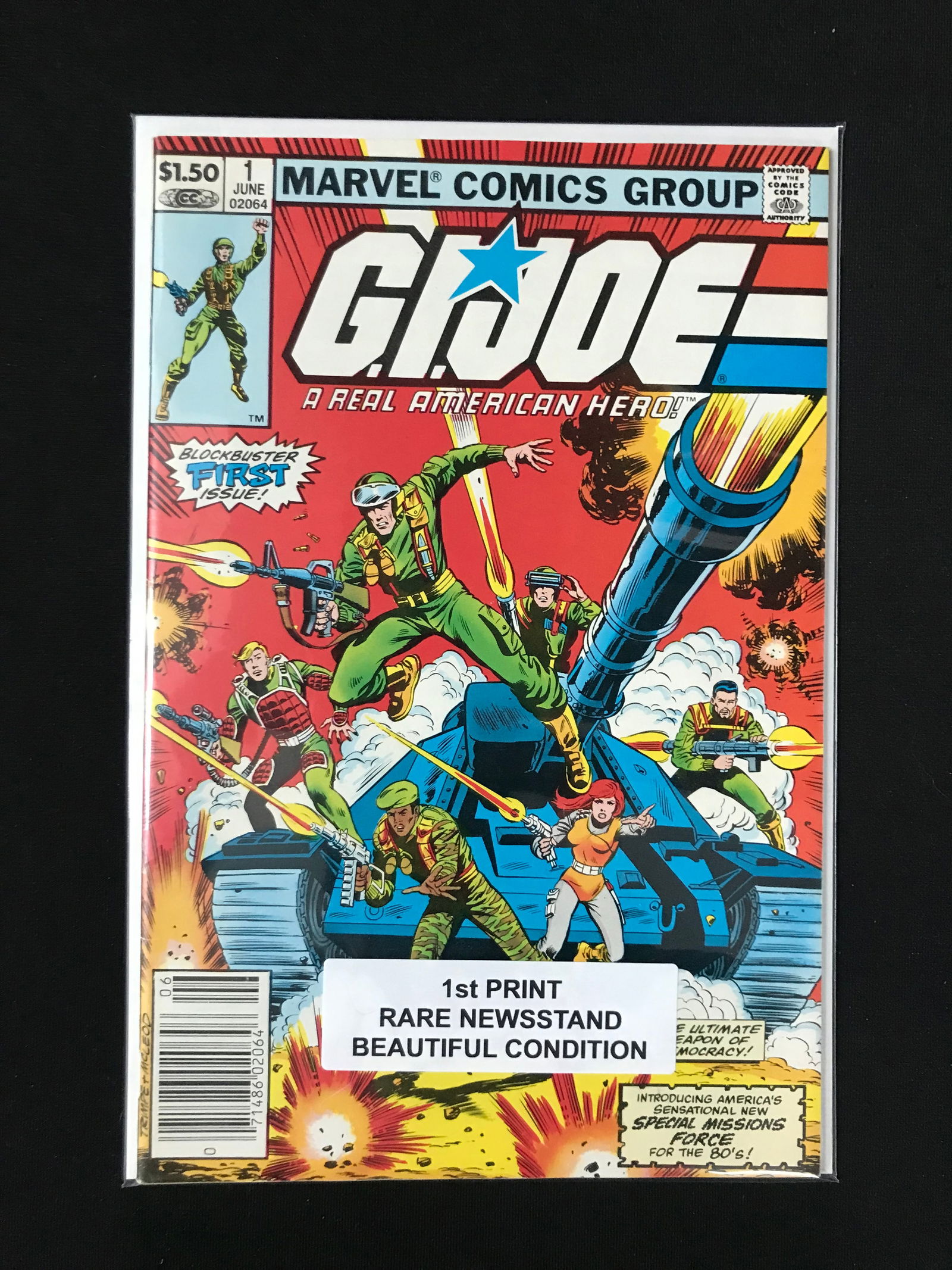 MARVEL COMICS NO.1 G.I.JOE (1 of 1)