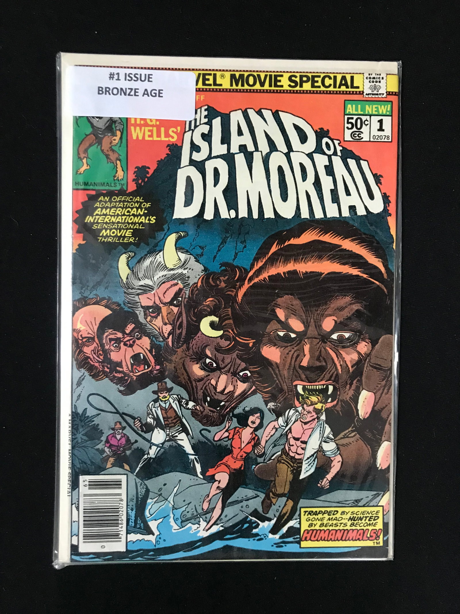 MARVEL COMICS NO.1 THE ISLAND OF DR. MOREAU: Prices are in Canadian dollars
