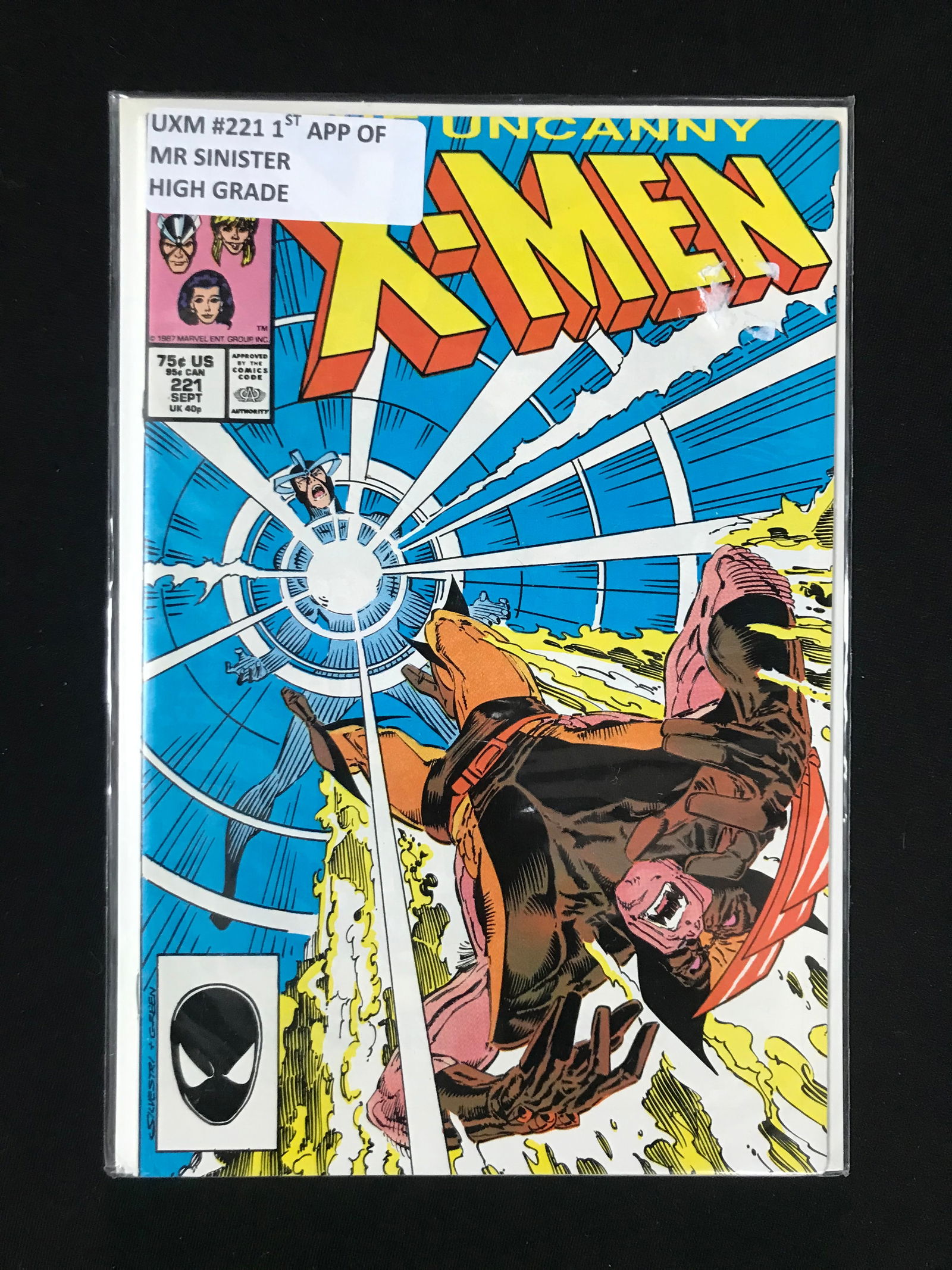 MARVEL COMICS NO.221 THE UNCANNY X-MEN: Prices are in Canadian dollars