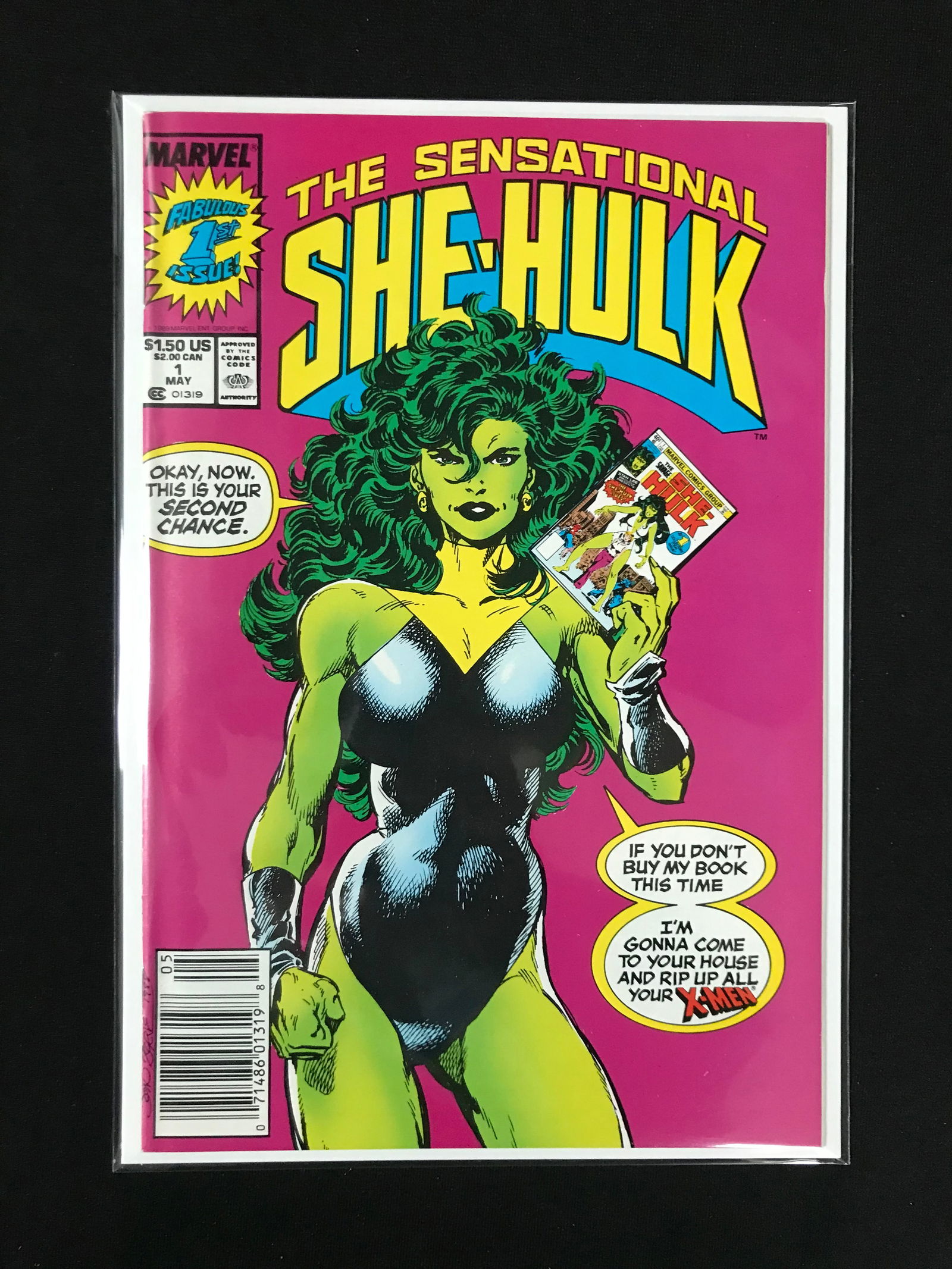 MARVEL COMICS NO.1 THE SENSATIONAL SHE-HULK (1 of 1)