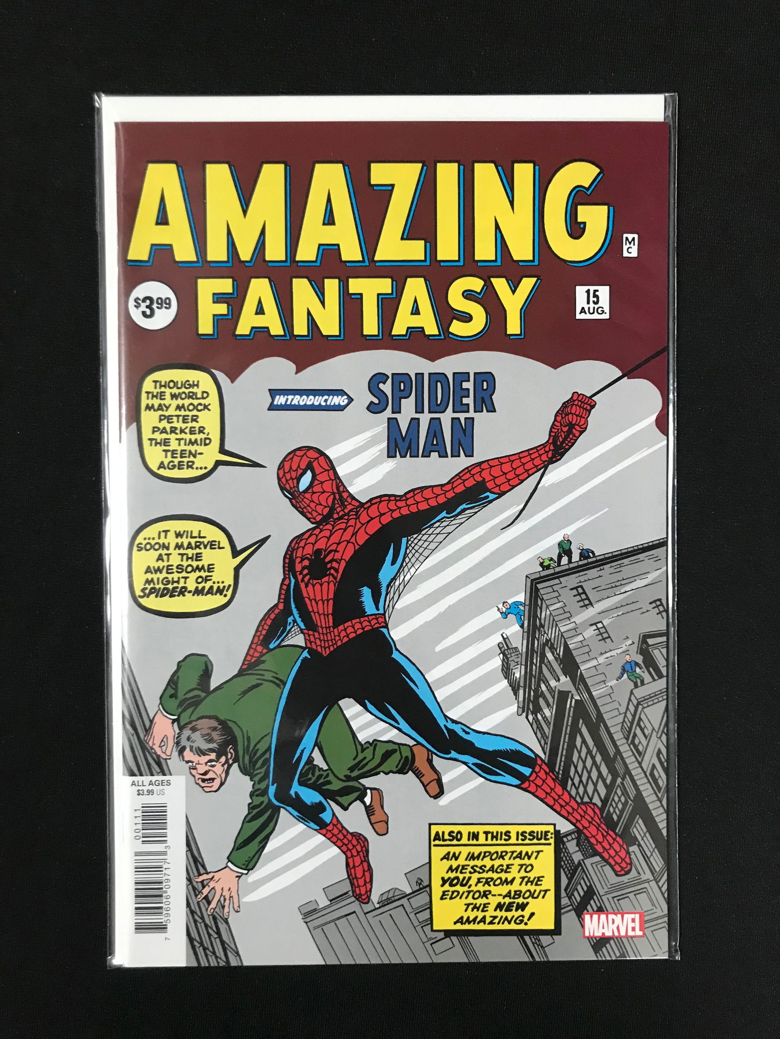 MARVEL COMICS NO.15 AMAZING FANTASY (1 of 1)