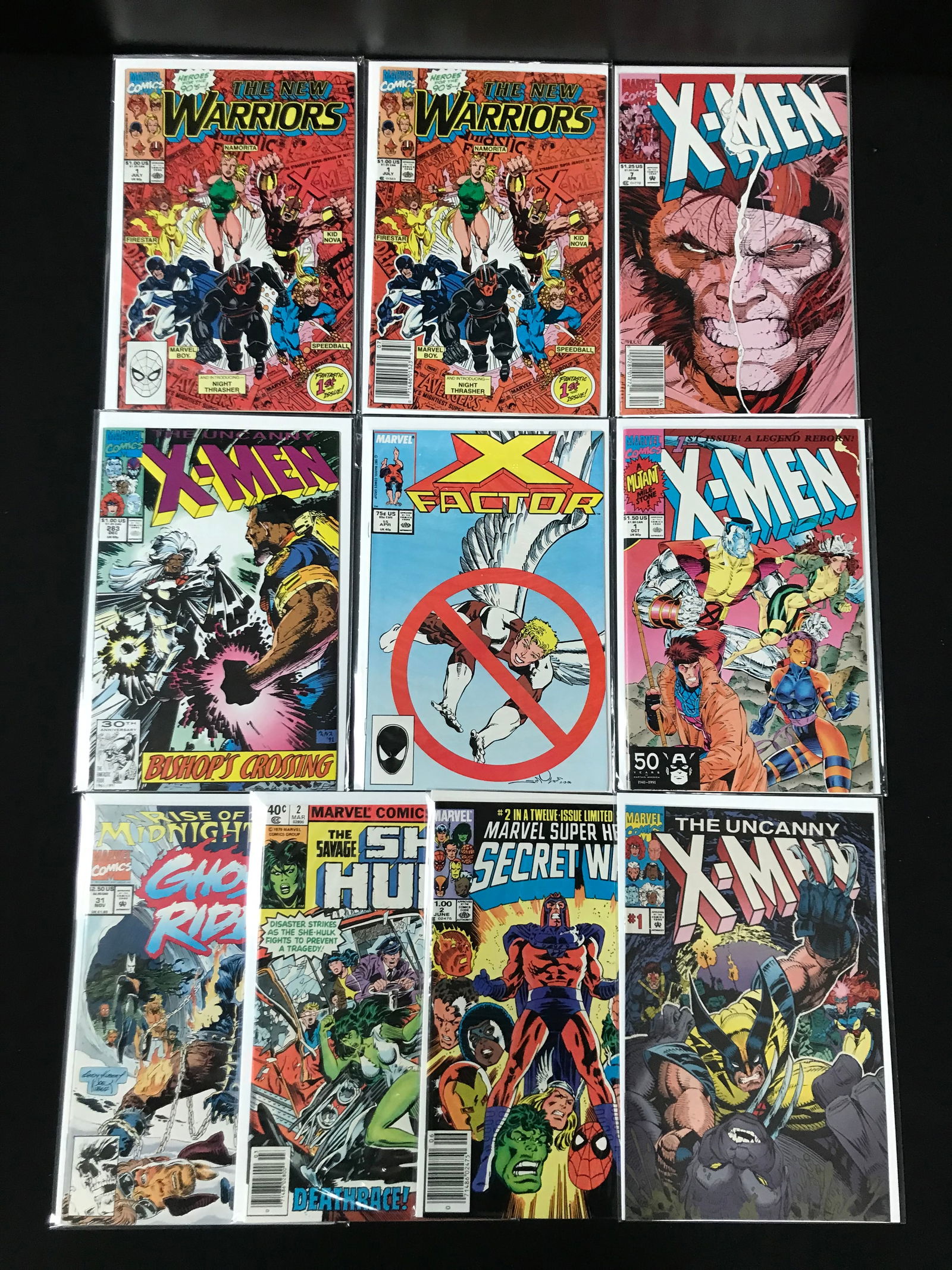 LOT OF 10 COMICS VARIOUS TITLES (MARVEL COMICS) (1 of 1)