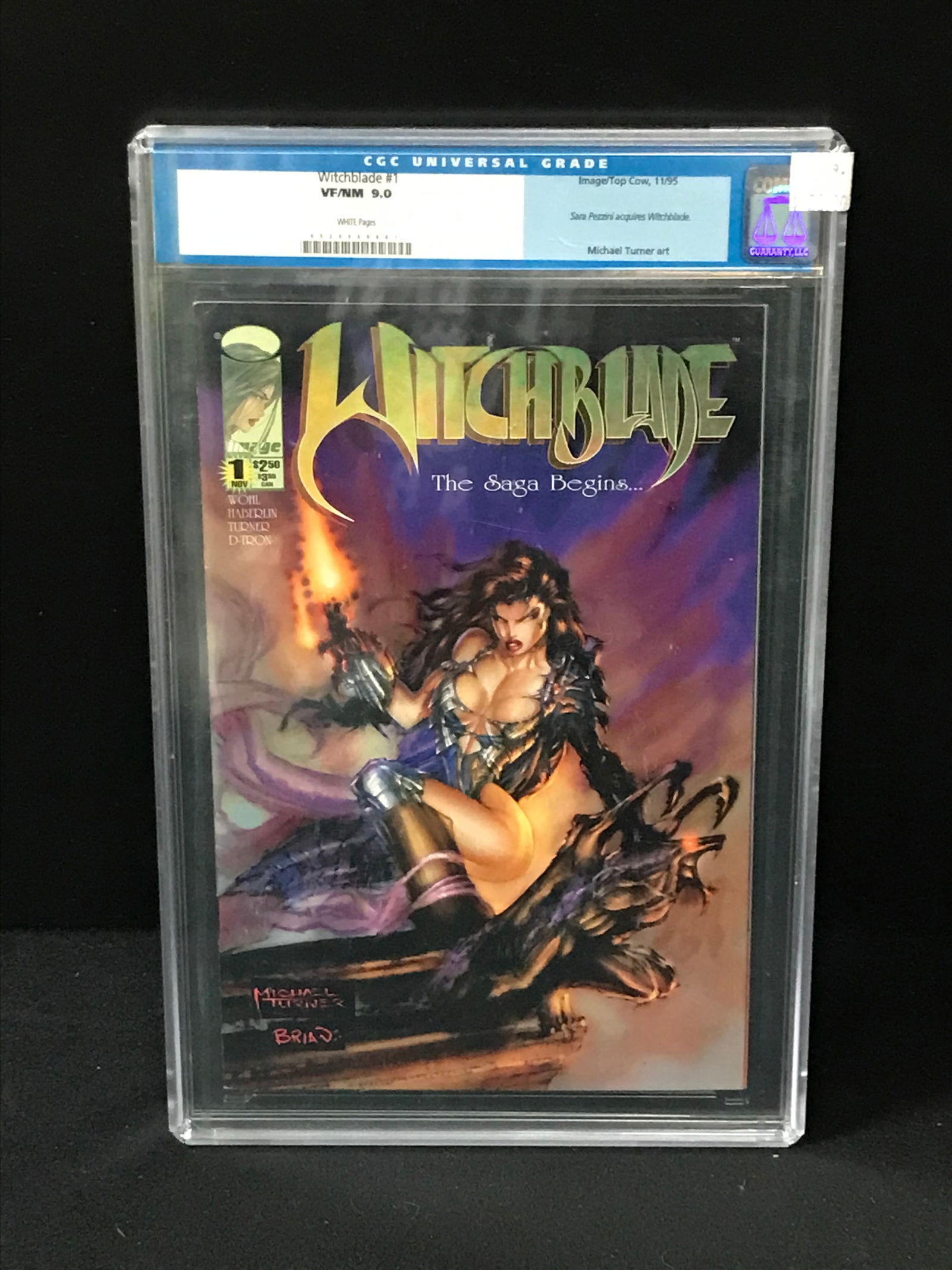 IMAGE TOP COW COMICS NO.2 WITCHBLADE CGC GRADED 9.0 (1 of 1)