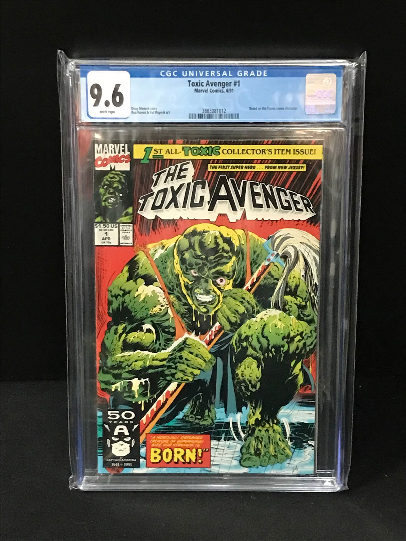 MARVEL COMICS NO.1 TOXIC AVENGERS CGC GRADED 9.6 (1 of 1)