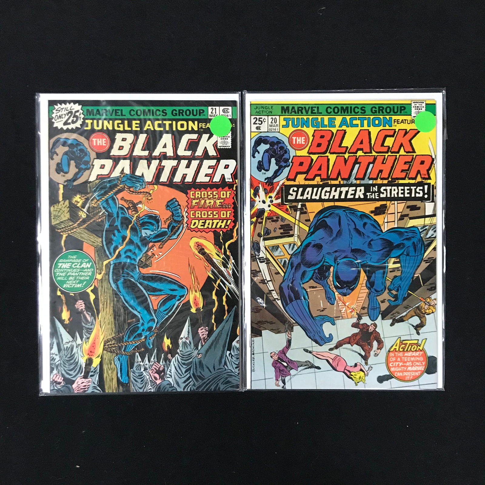 LOT OF 2 BLACK PANTHER COMICS (MARVEL COMICS) (1 of 1)