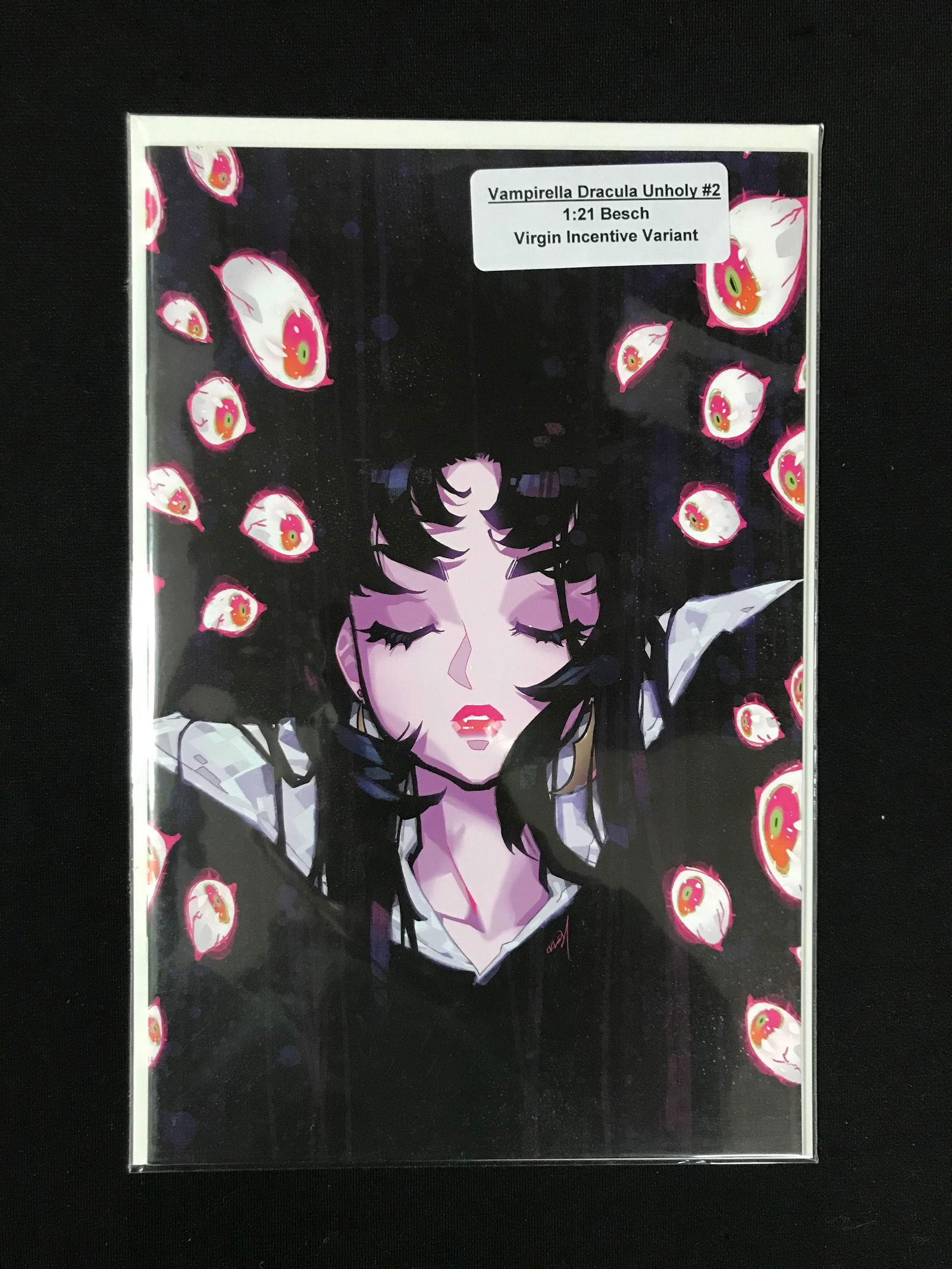 DYNAMTIE COMICS NO.2 VAMPIRELLA DRACULA UNHOLY (1:21 BEACH VIRGIN INCENTIVE VARIANT) (1 of 1)