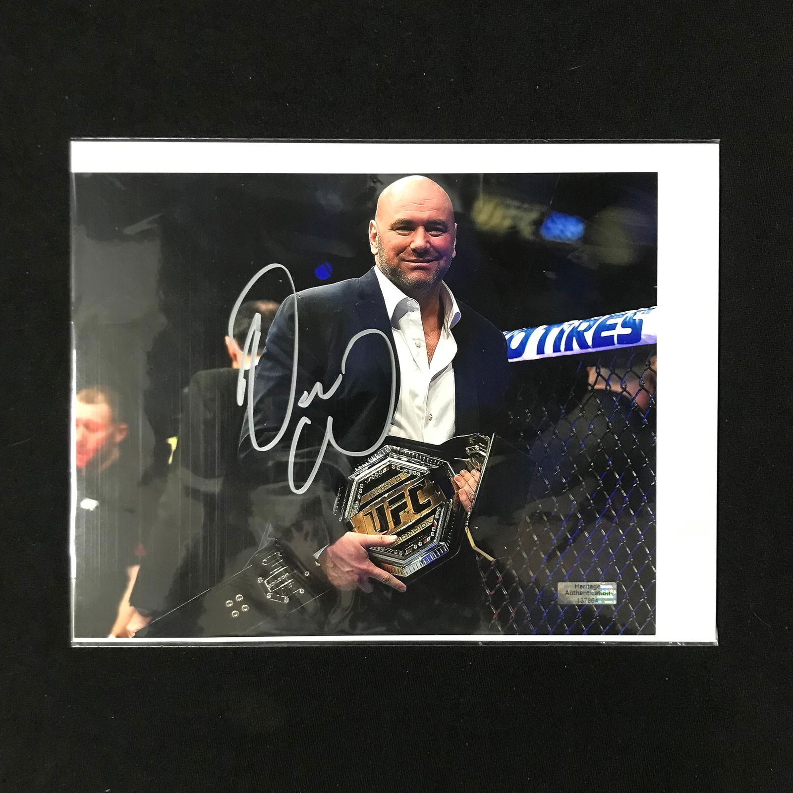 DANA WHITE SIGNED 8X10 PHOTO HA COA (1 of 2)
