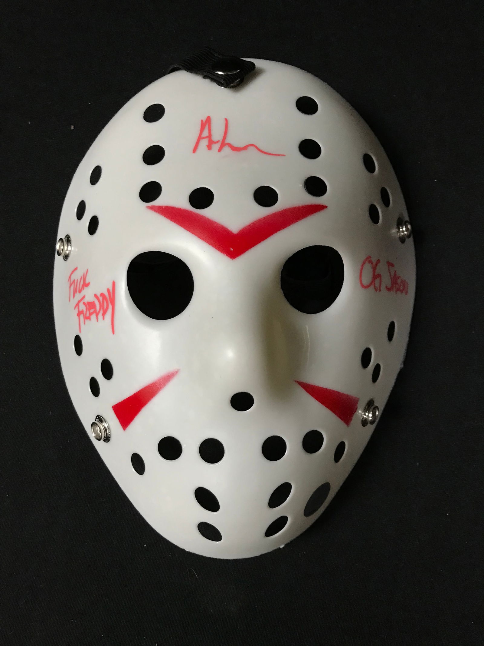 ARI LEHMAN SIGNED JASON MASK COA (1 of 2)