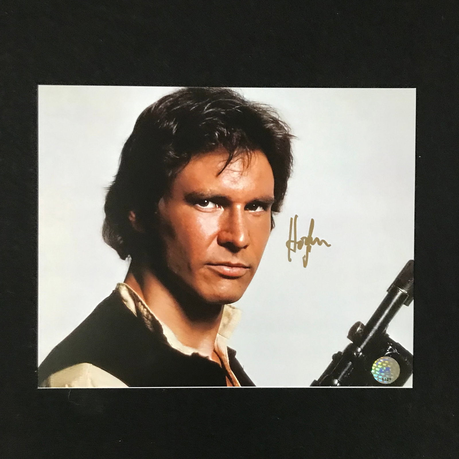 HARRISON FORD SIGNED HAN SOLO 8X10 (KB COA): Prices are in Canadian dollars